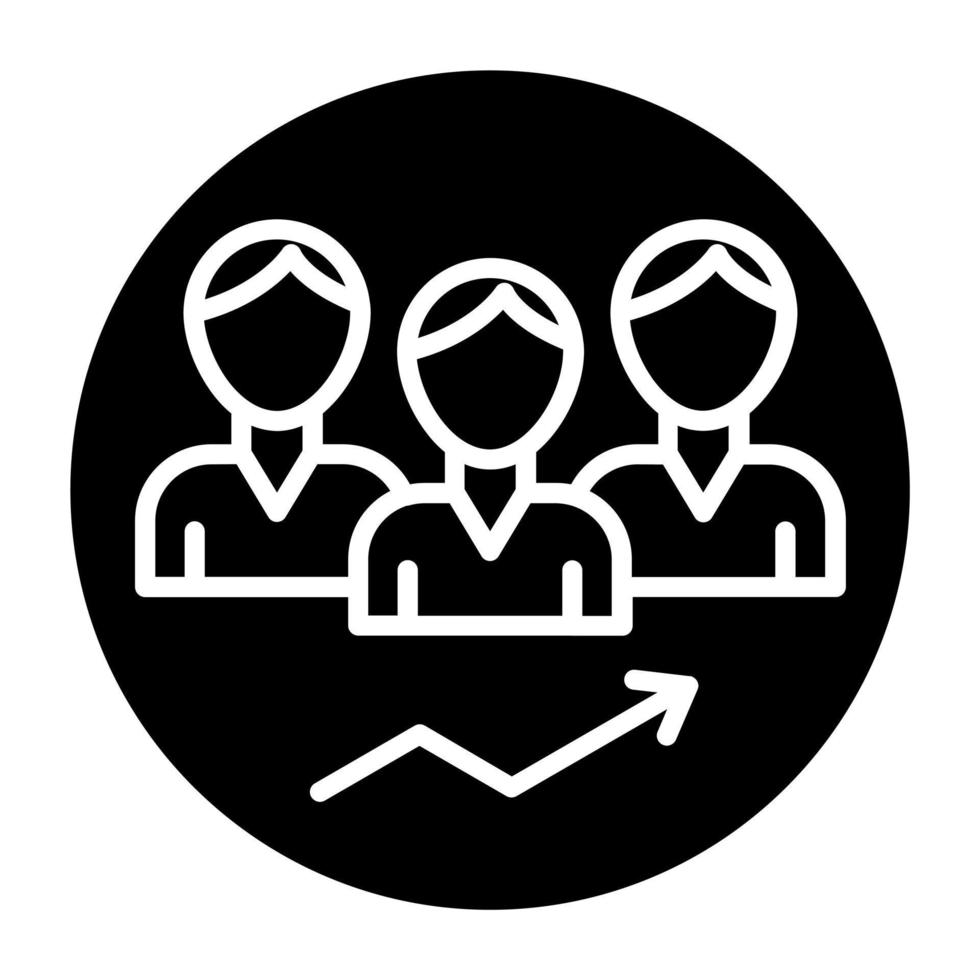 Demographic Icon Style vector