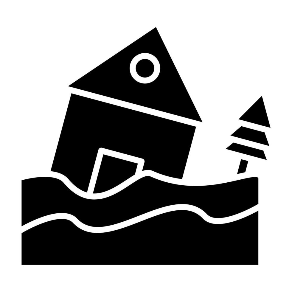 Disaster Icon Style vector