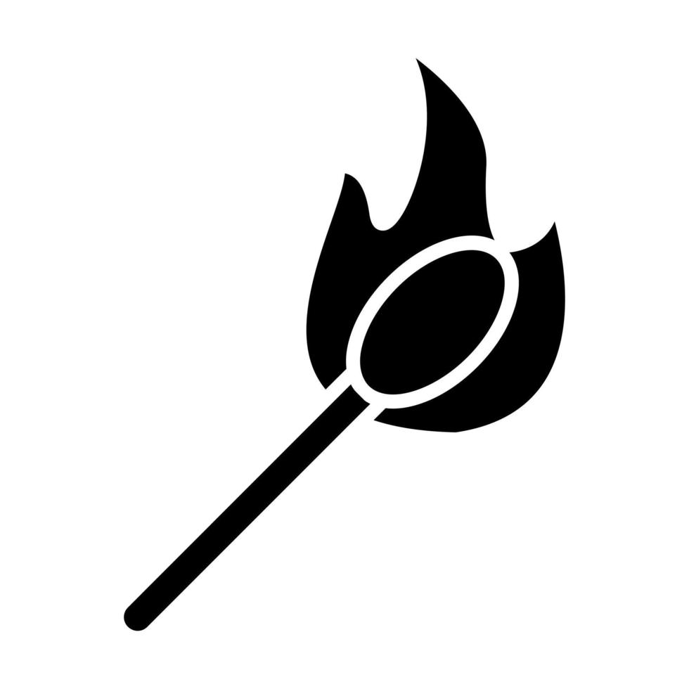 fuego inicio icono estilo vector