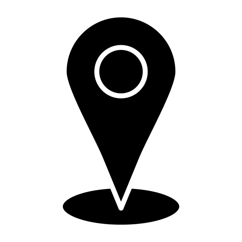 estilo de icono de ubicación vector