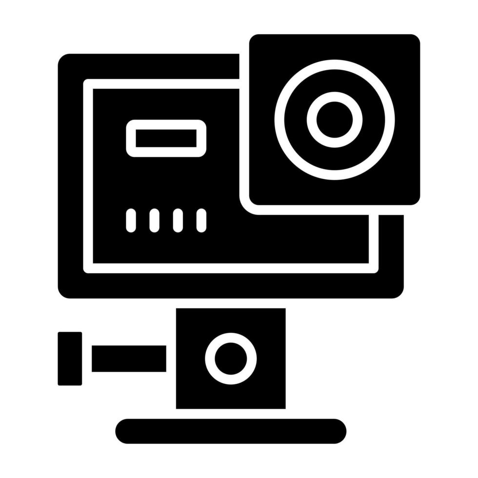 Action Camera Icon Style vector