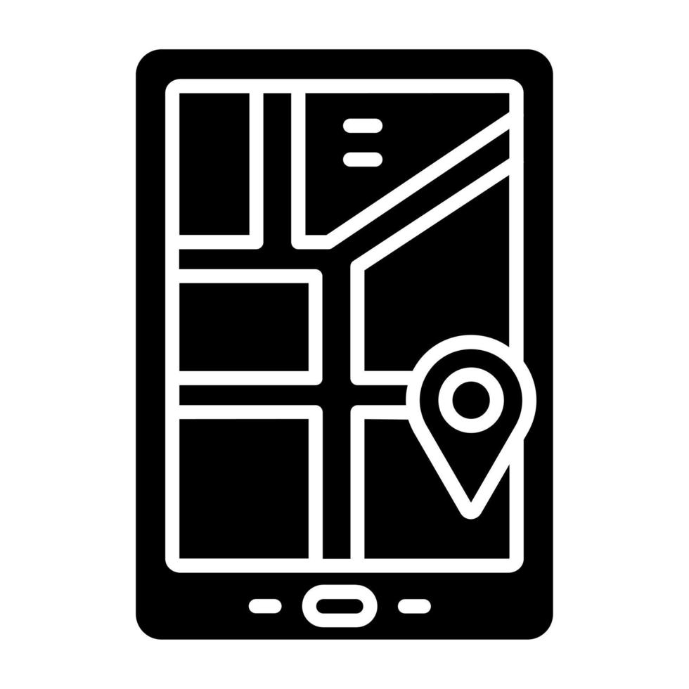 GPS Device Icon Style vector