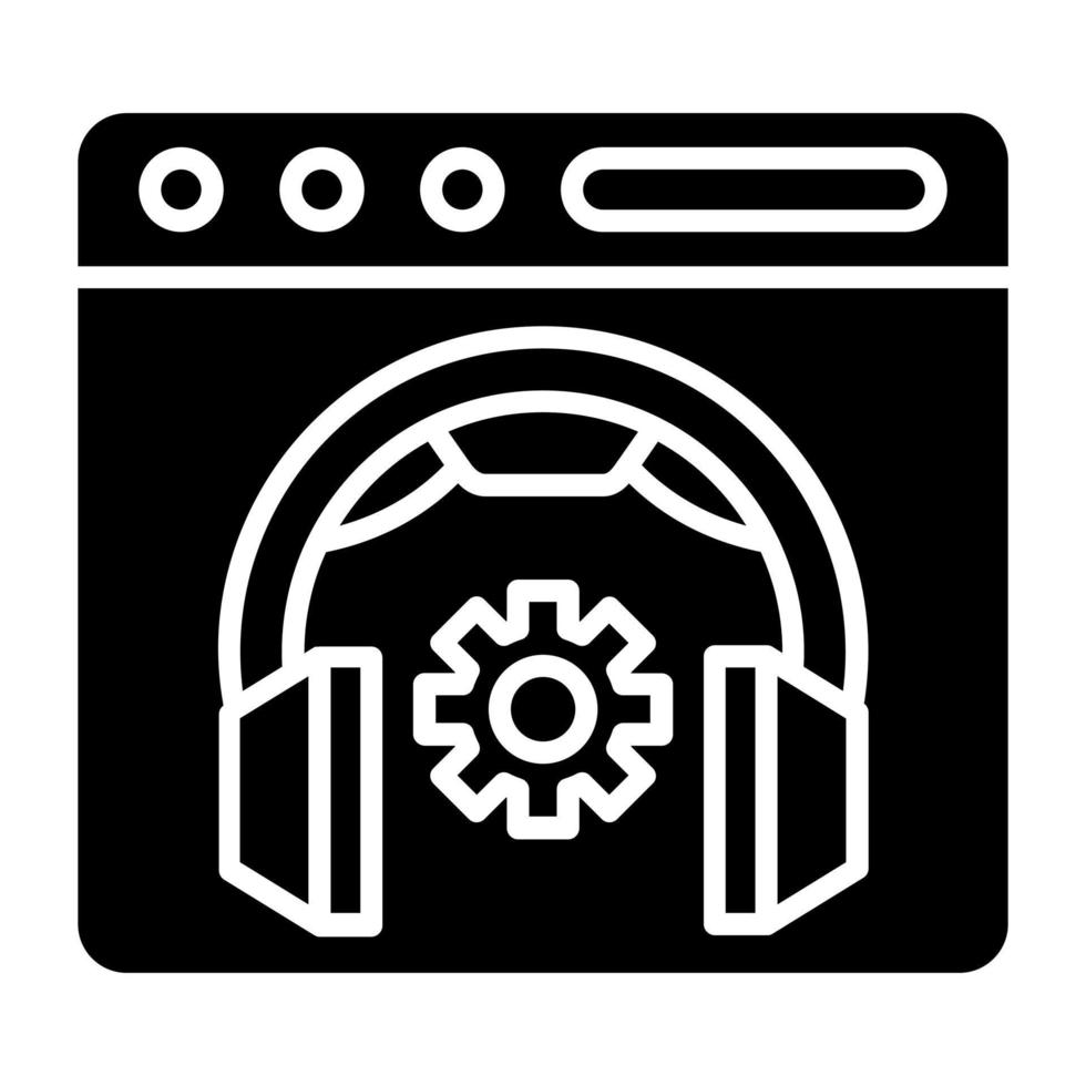 24 7 Support Icon Style vector