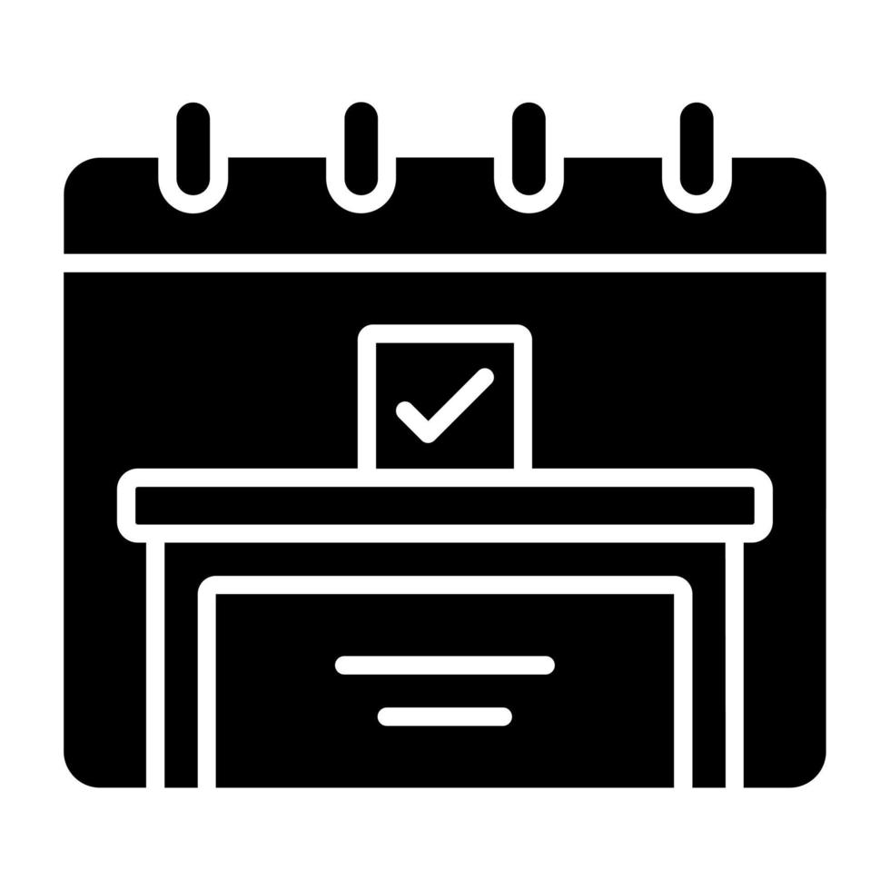 Election Day Icon Style vector