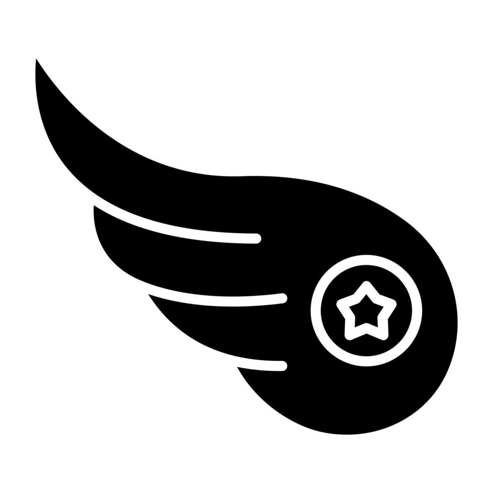 Left Wing Icon Style vector