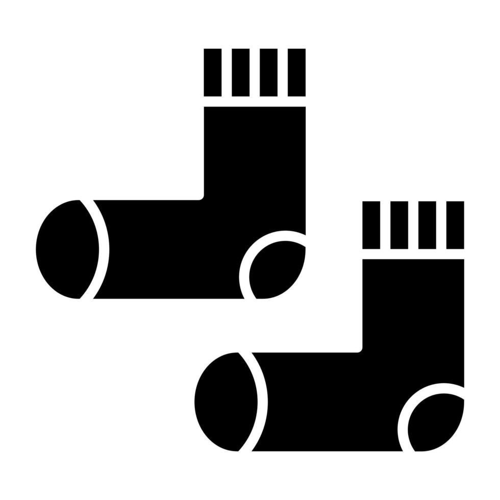 Baby Socks Icon Style vector
