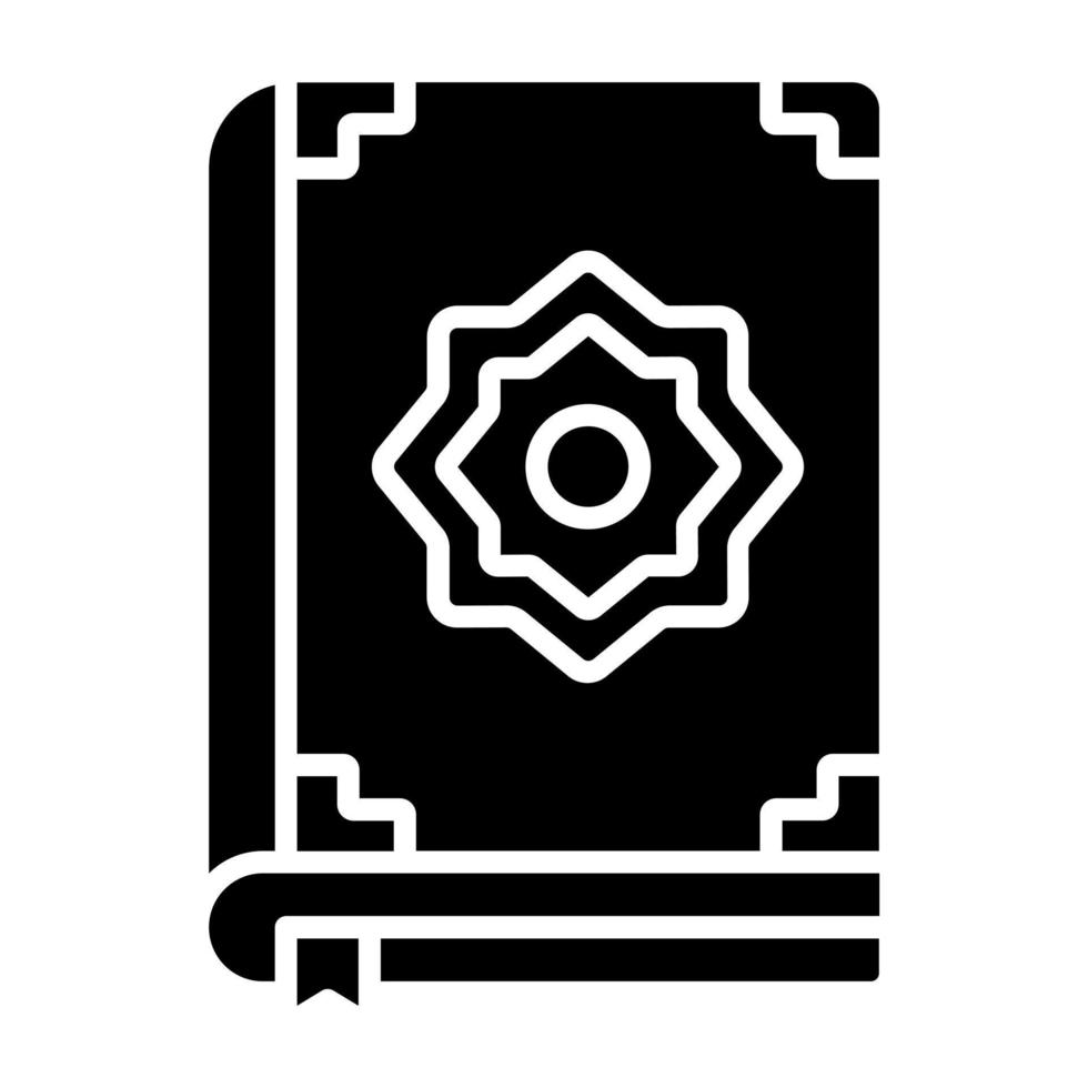 Quran Icon Style vector