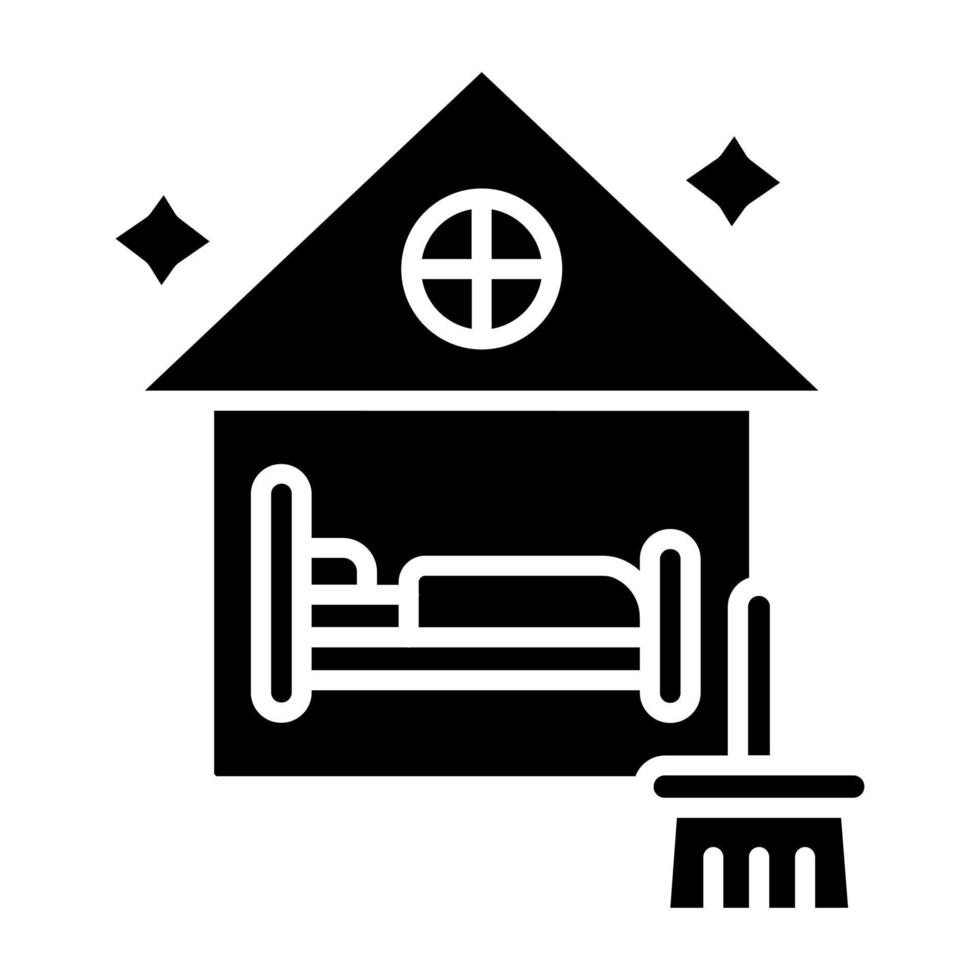 Airbnb Cleaning Icon Style vector