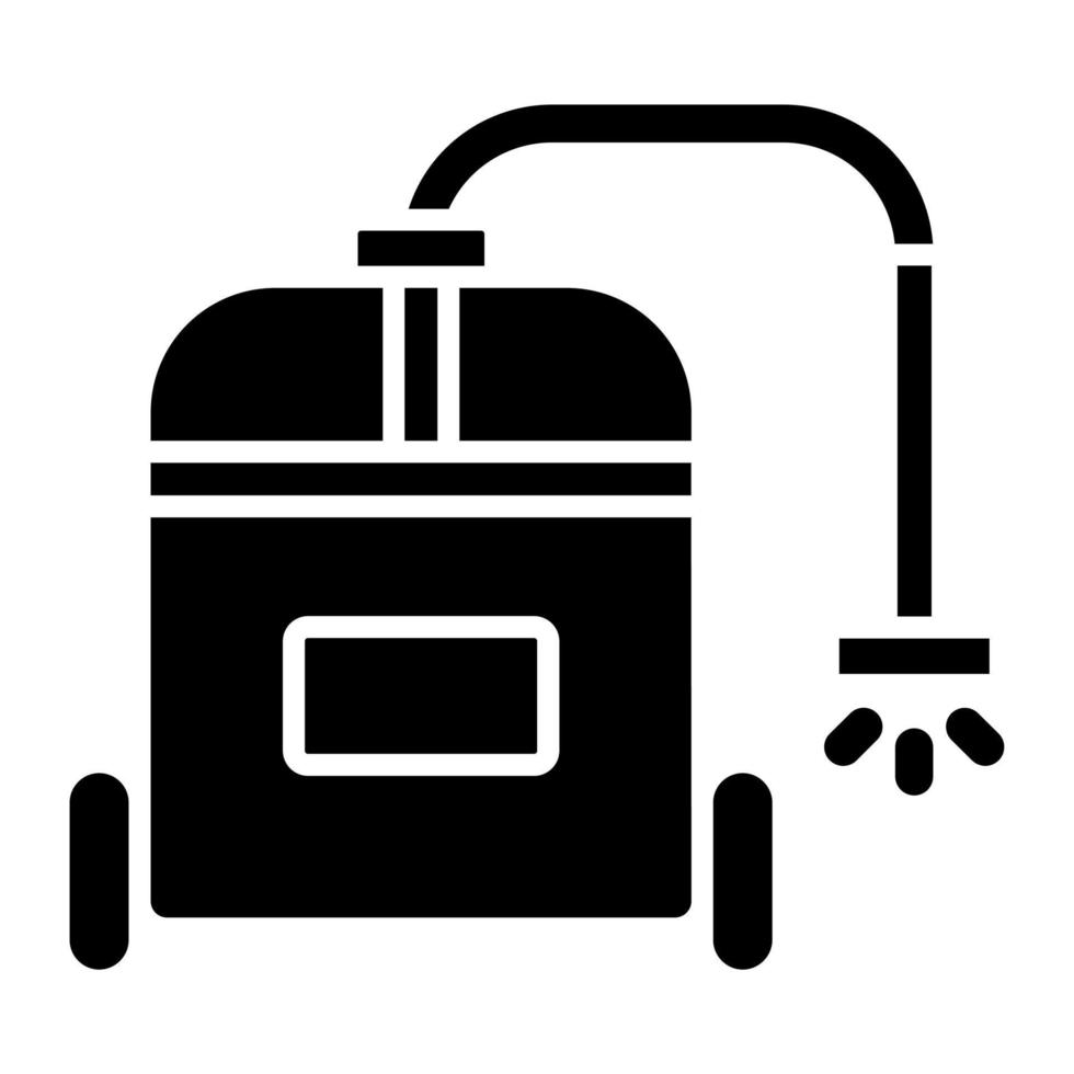 High Pressure Washer Icon Style vector