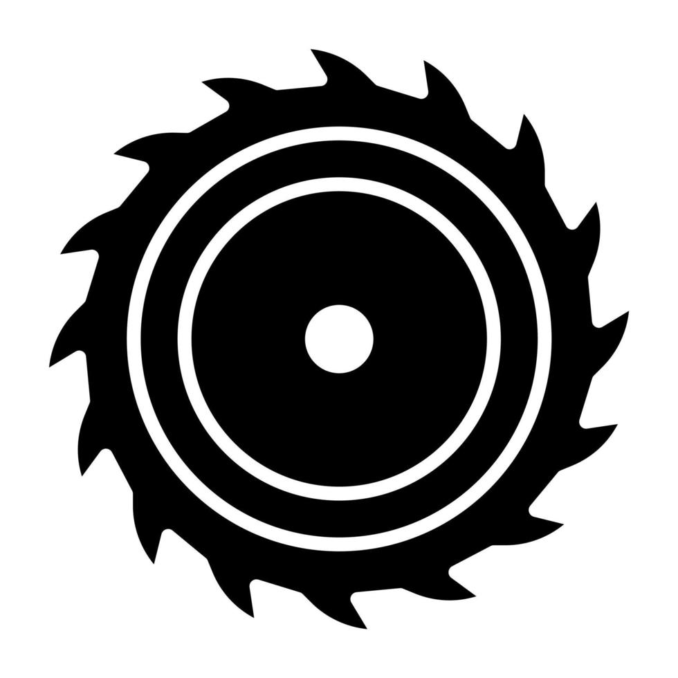 Circular Saw Icon Style vector