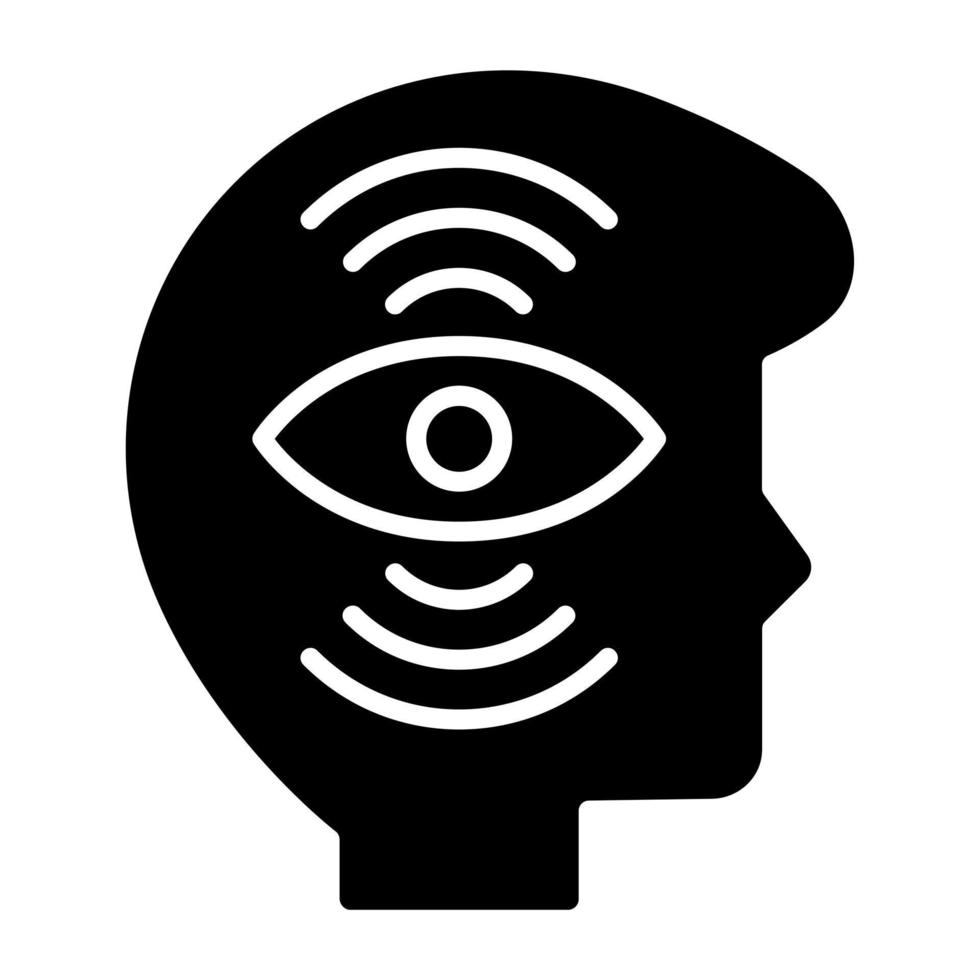 Self Awareness Icon Style vector
