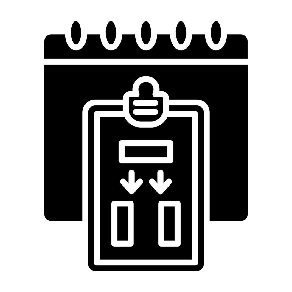 Planning Icon Style vector