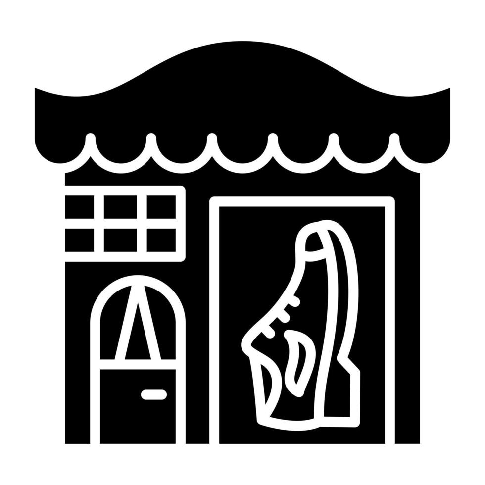 Shoe Shop Icon Style vector