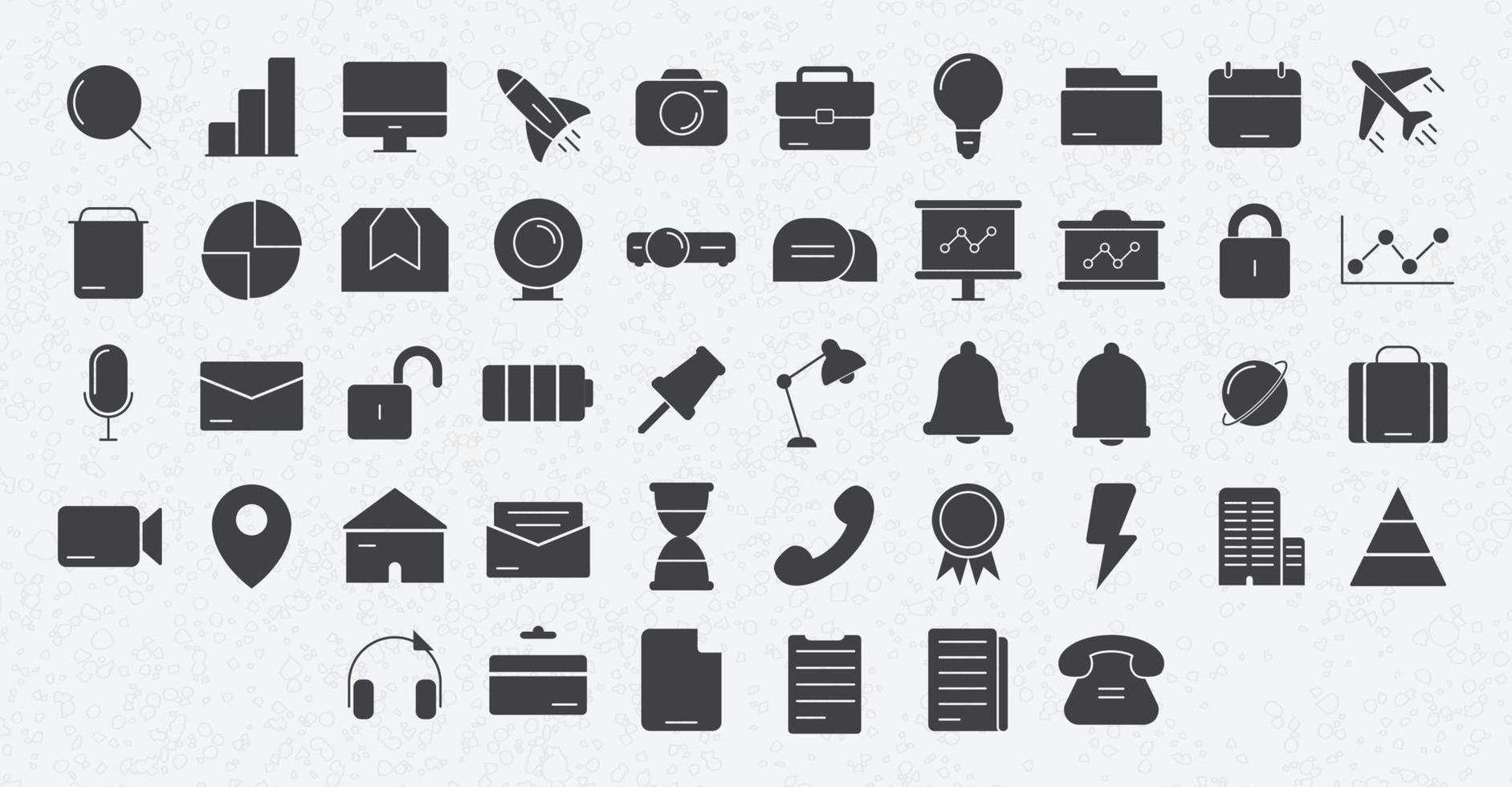 bussines, power point, infographic fill icon vector