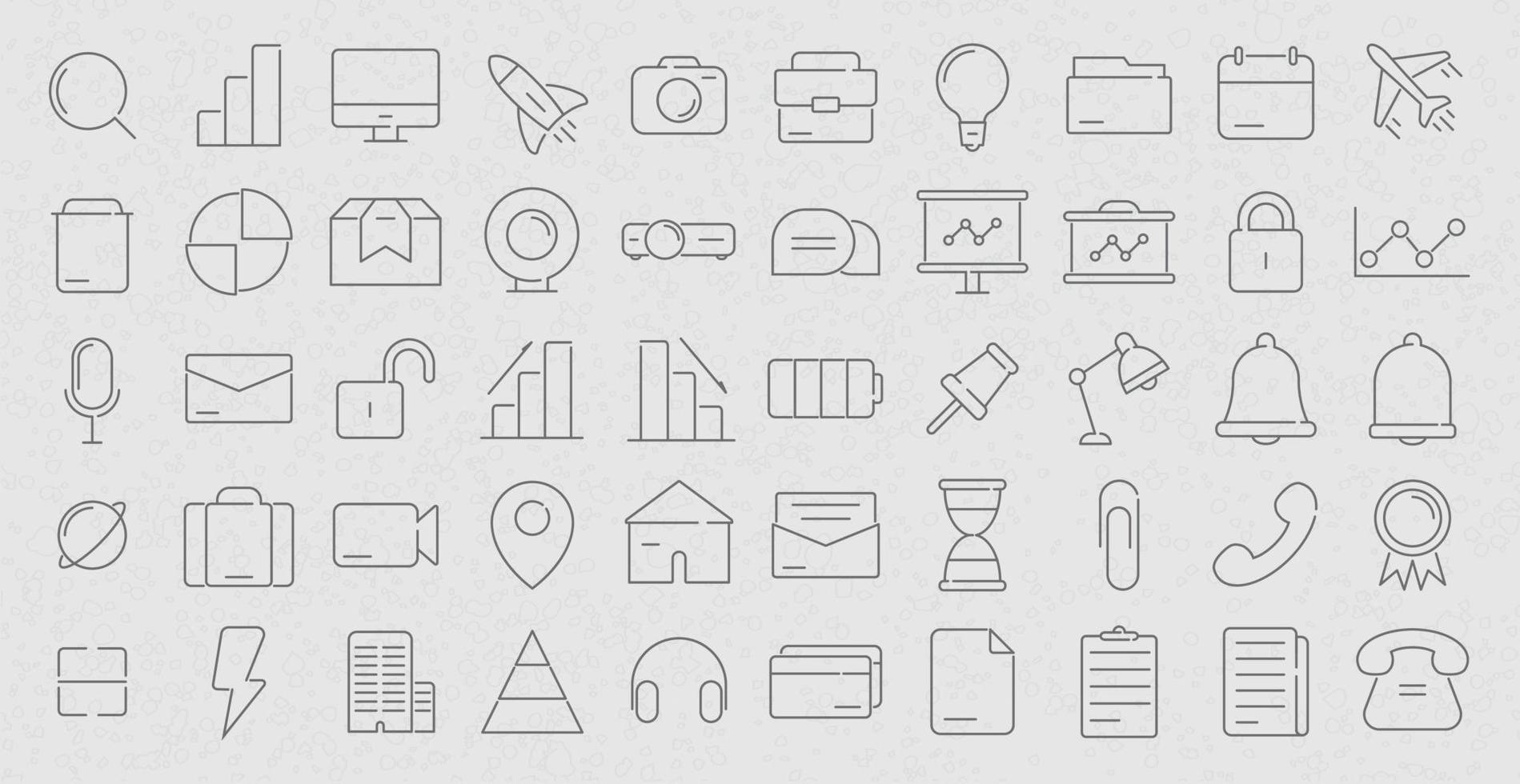 infograpic or power point outline icon vector