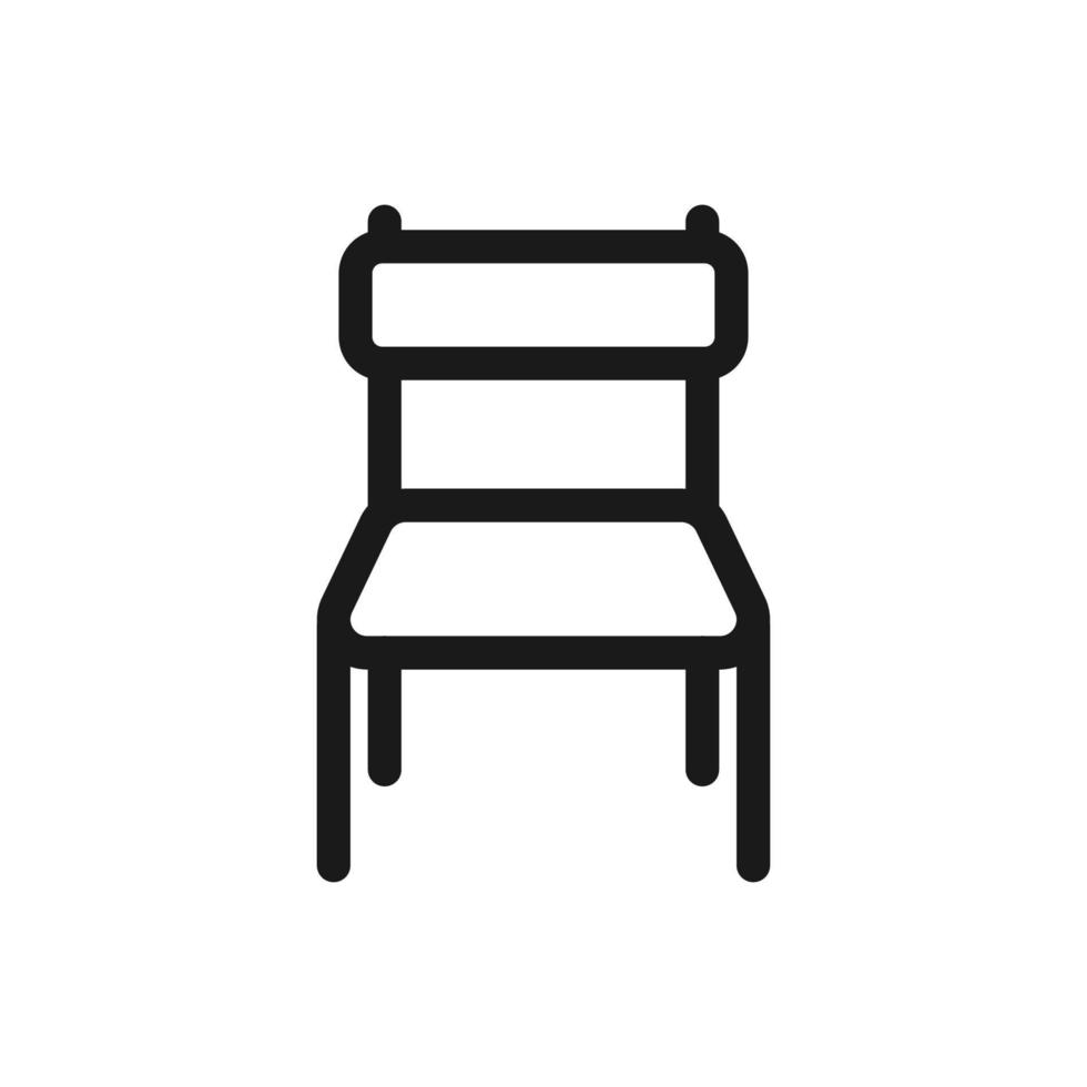 chair icon vector logo template