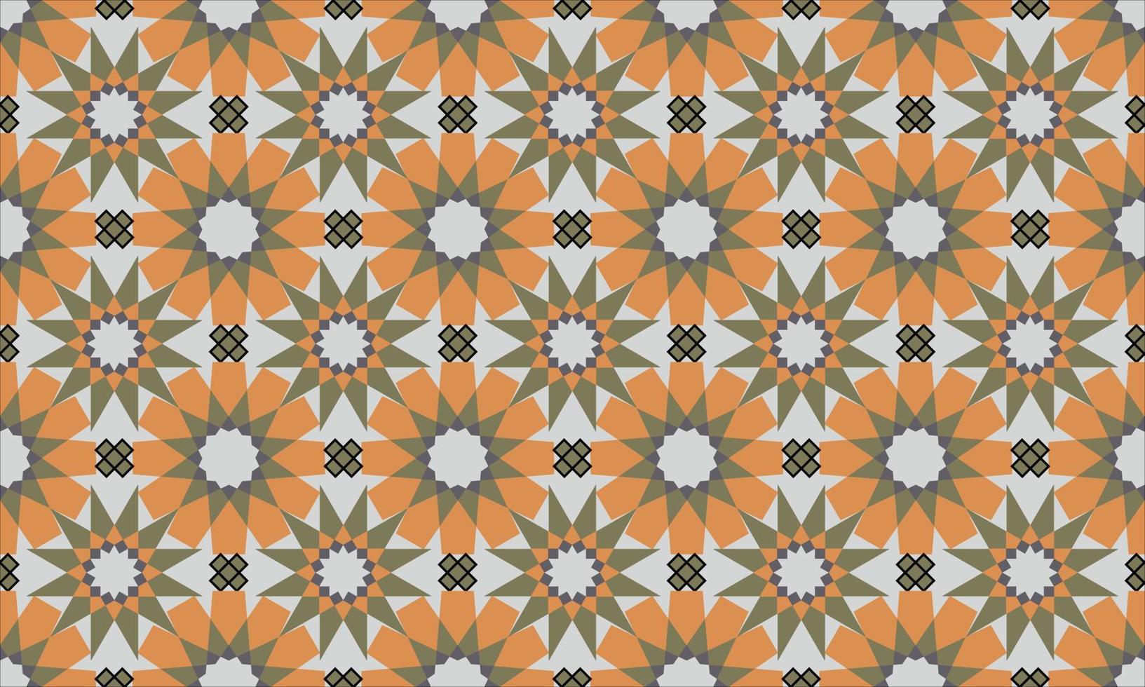 islámico textil patrón, marroquí patrón, Ramadán modelo geometri sin costura modelo vector
