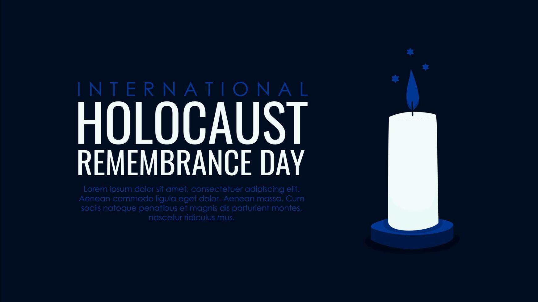 holocaust remembrance day banner template vector stock 21193145 Vector