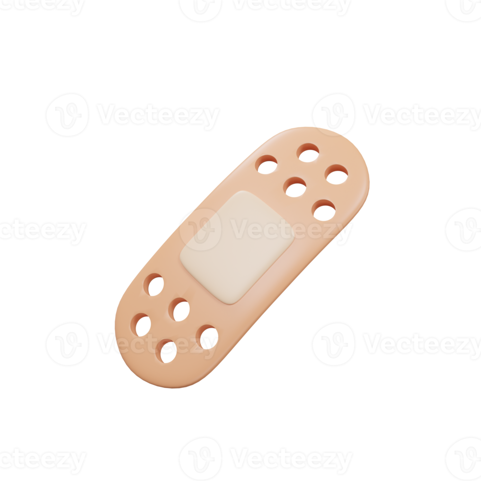 plaster icon medical assets 3D rendering. png