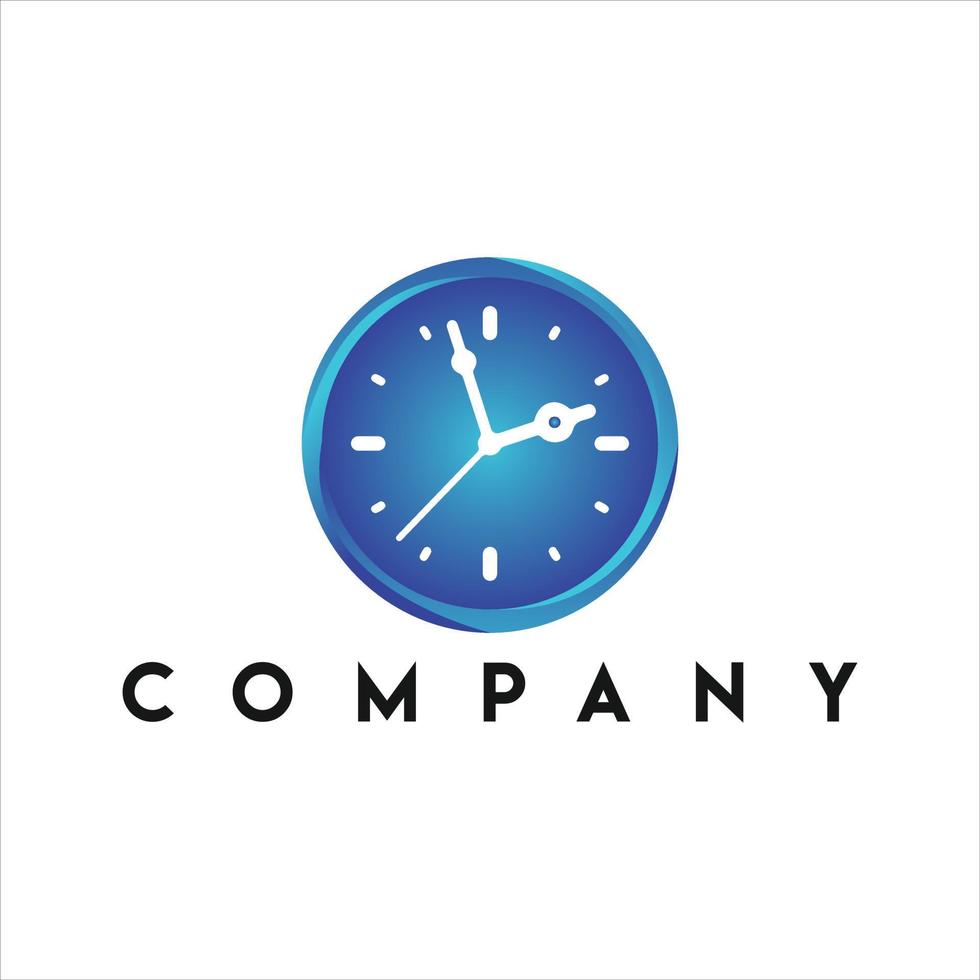 Clock Logo Design vector