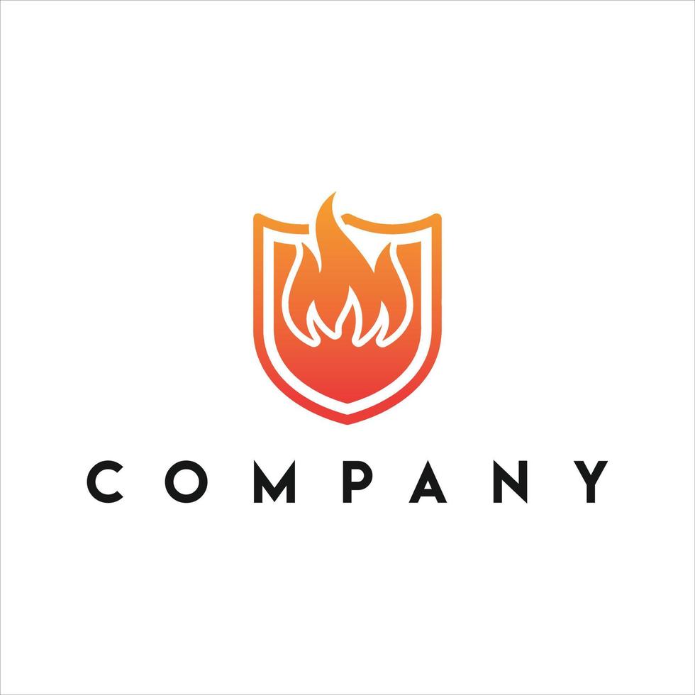 Fire Shield Logo vector