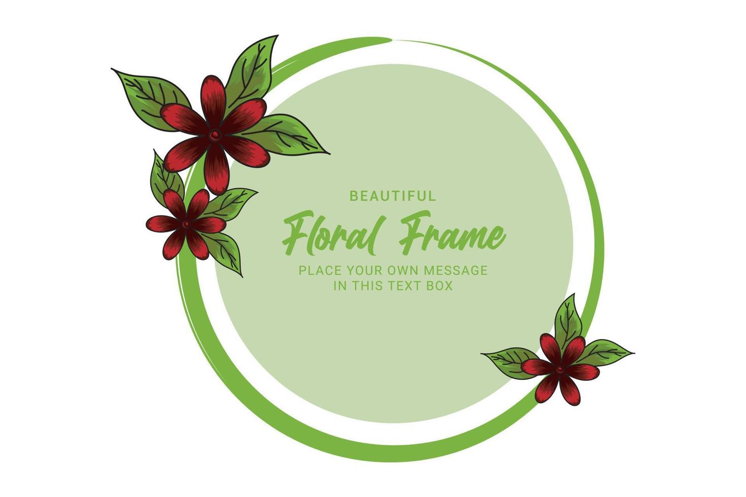 Floral Frame Design vector