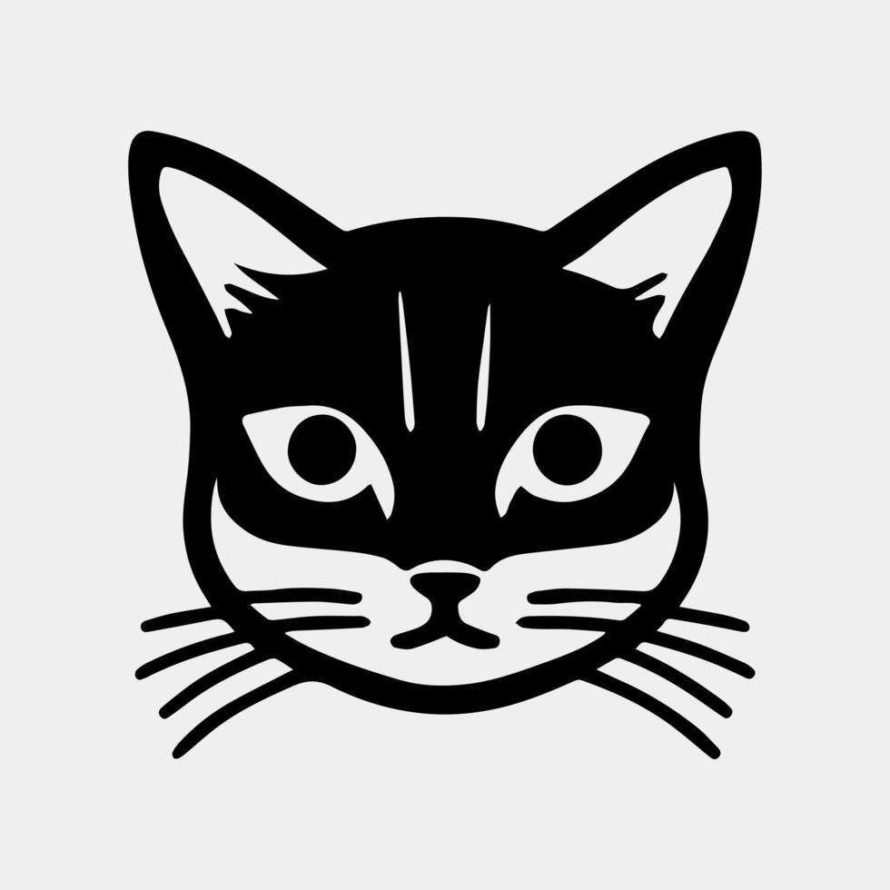 cute and funny cat vector