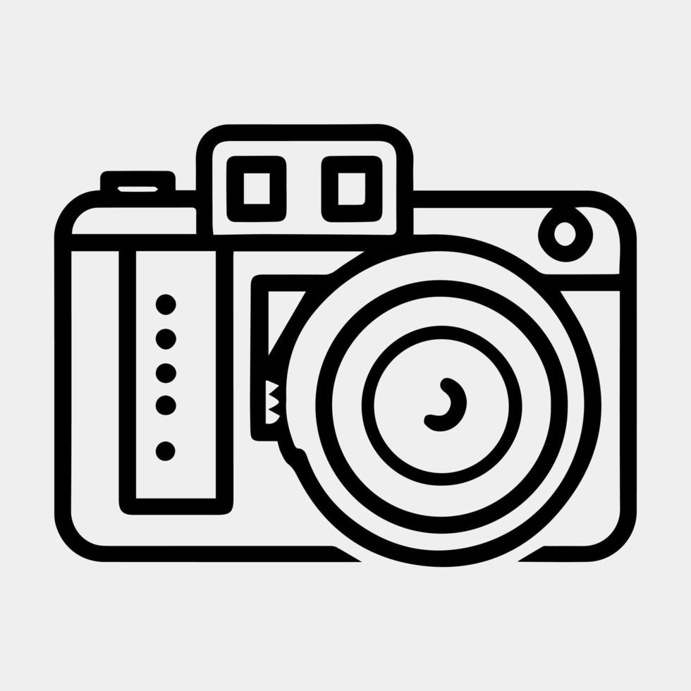 photo camera vector icon modern digital