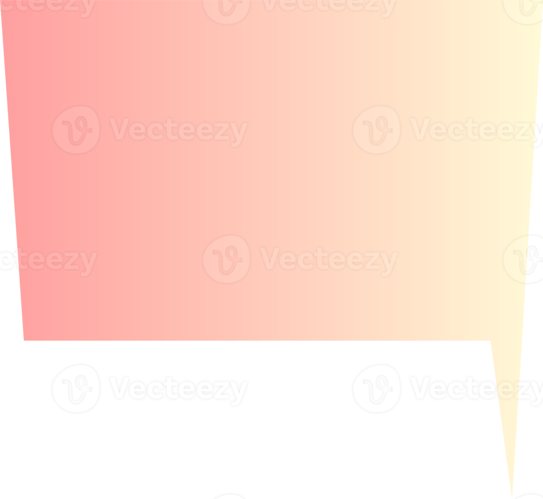 gradient speech bubbles on transparent background . chat box or chat square and doodle message or communication icon Cloud speaking for comics and minimal message dialog png