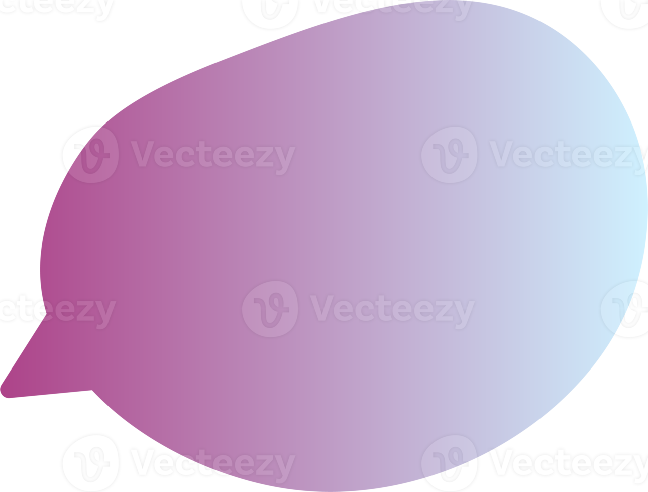 gradient speech bubbles on transparent background . chat box or chat square and doodle message or communication icon Cloud speaking for comics and minimal message dialog png