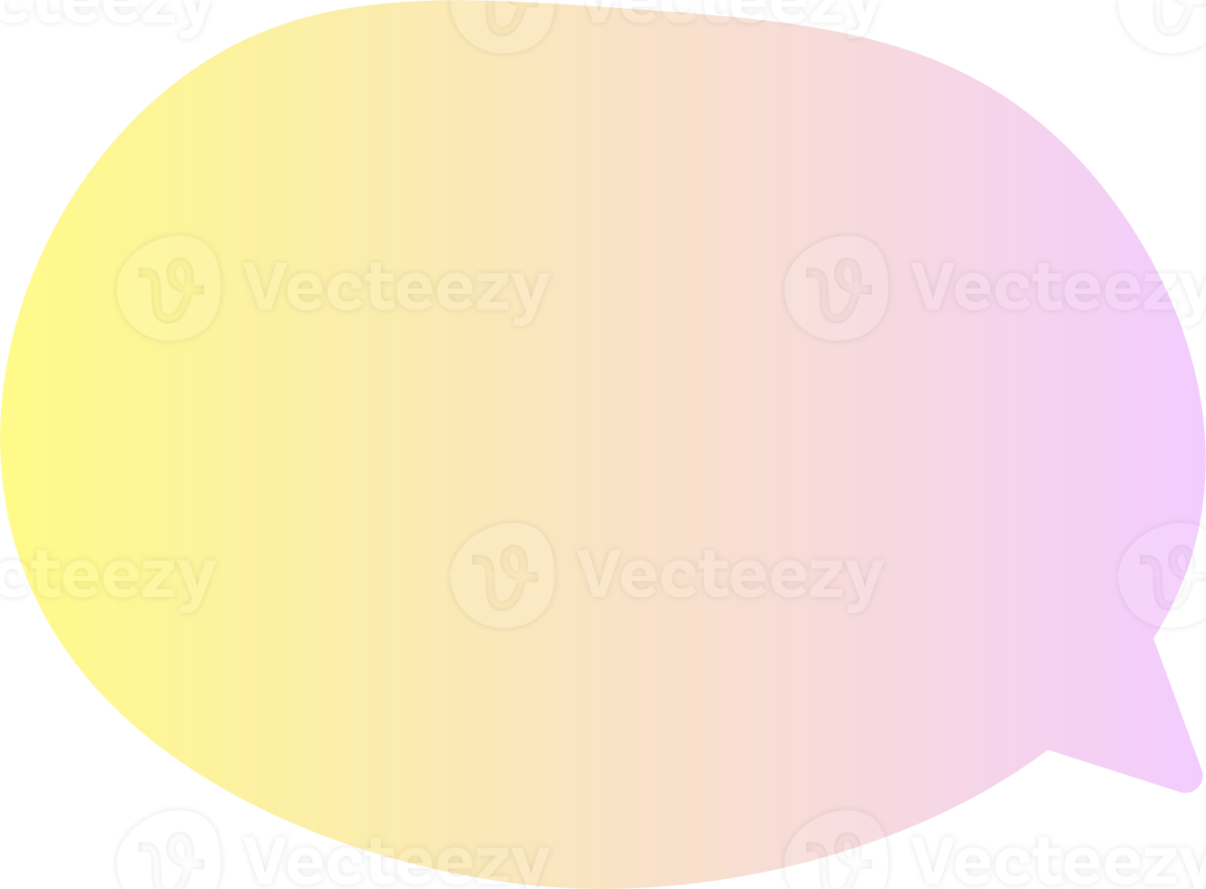 gradient speech bubbles on transparent background . chat box or chat square and doodle message or communication icon Cloud speaking for comics and minimal message dialog png