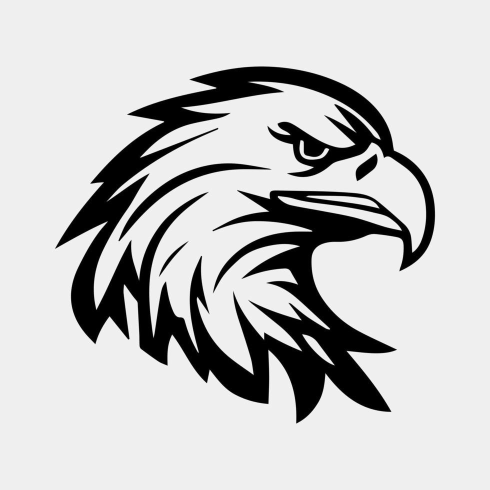 eagle head vector illustration, can be used for mascot, logo, apparel and more
