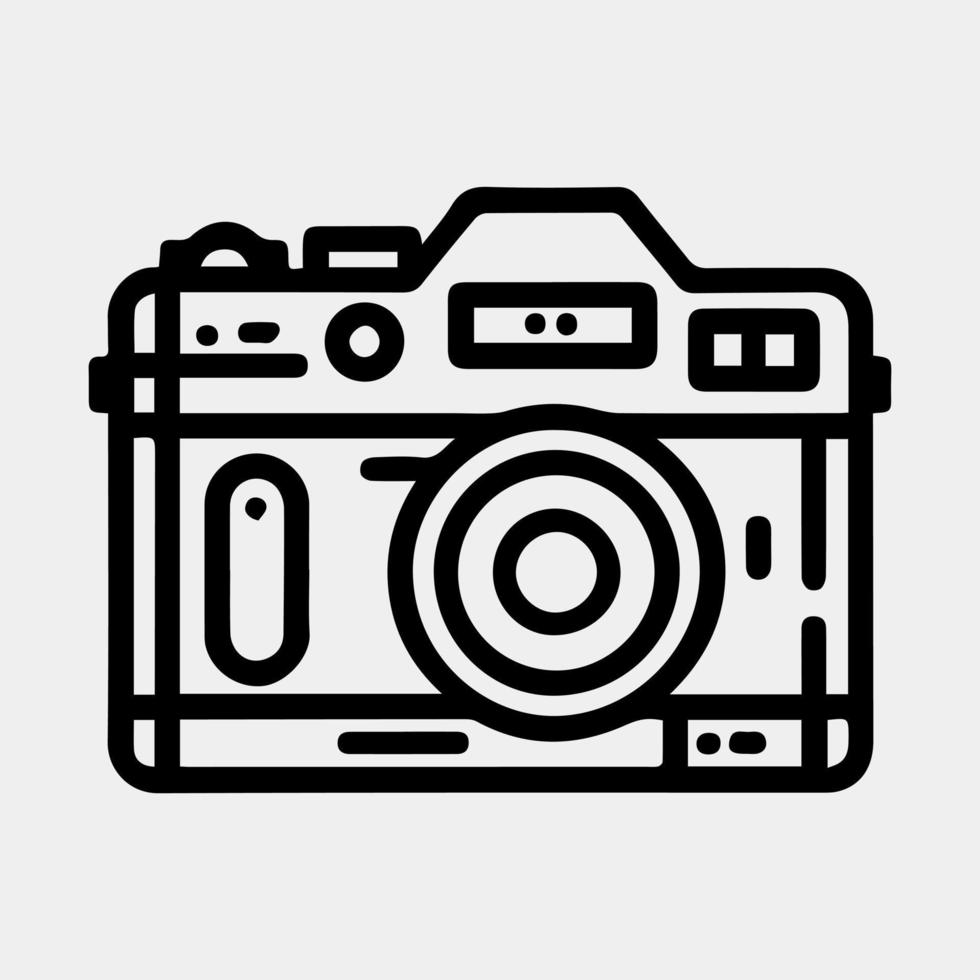photo camera vector icon modern digital