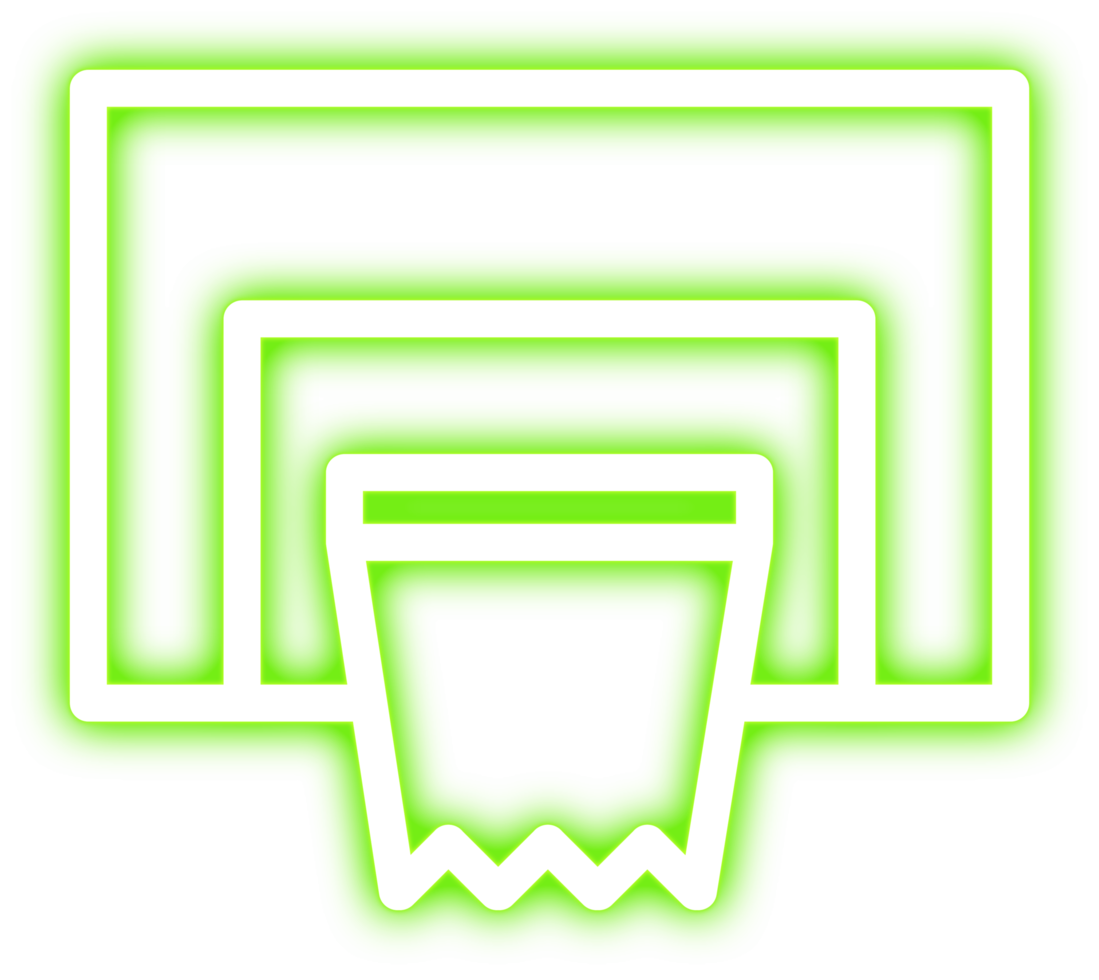 basketboll neon lysande ikon png