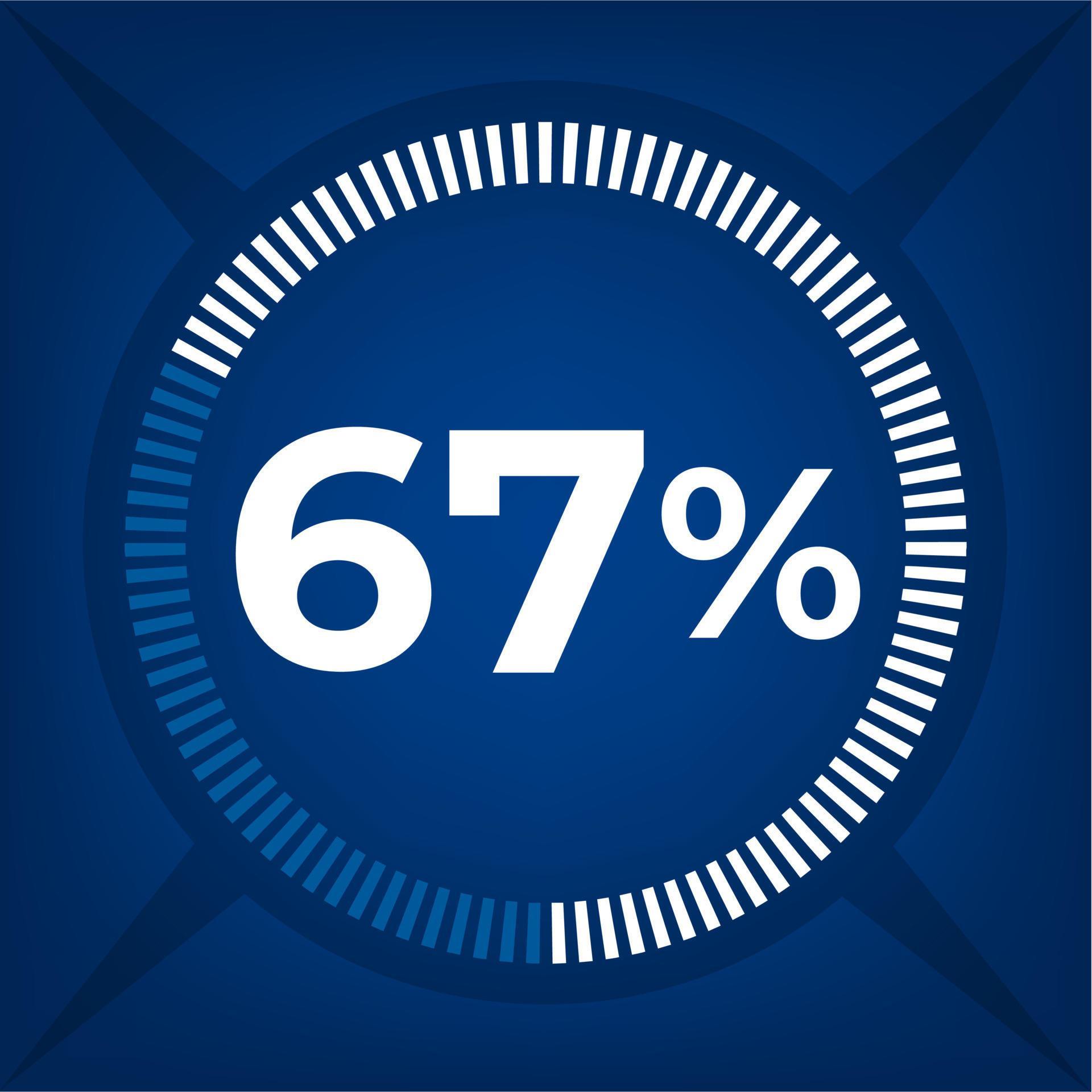 67-percent-count-on-dark-blue-background-21193854-vector-art-at-vecteezy