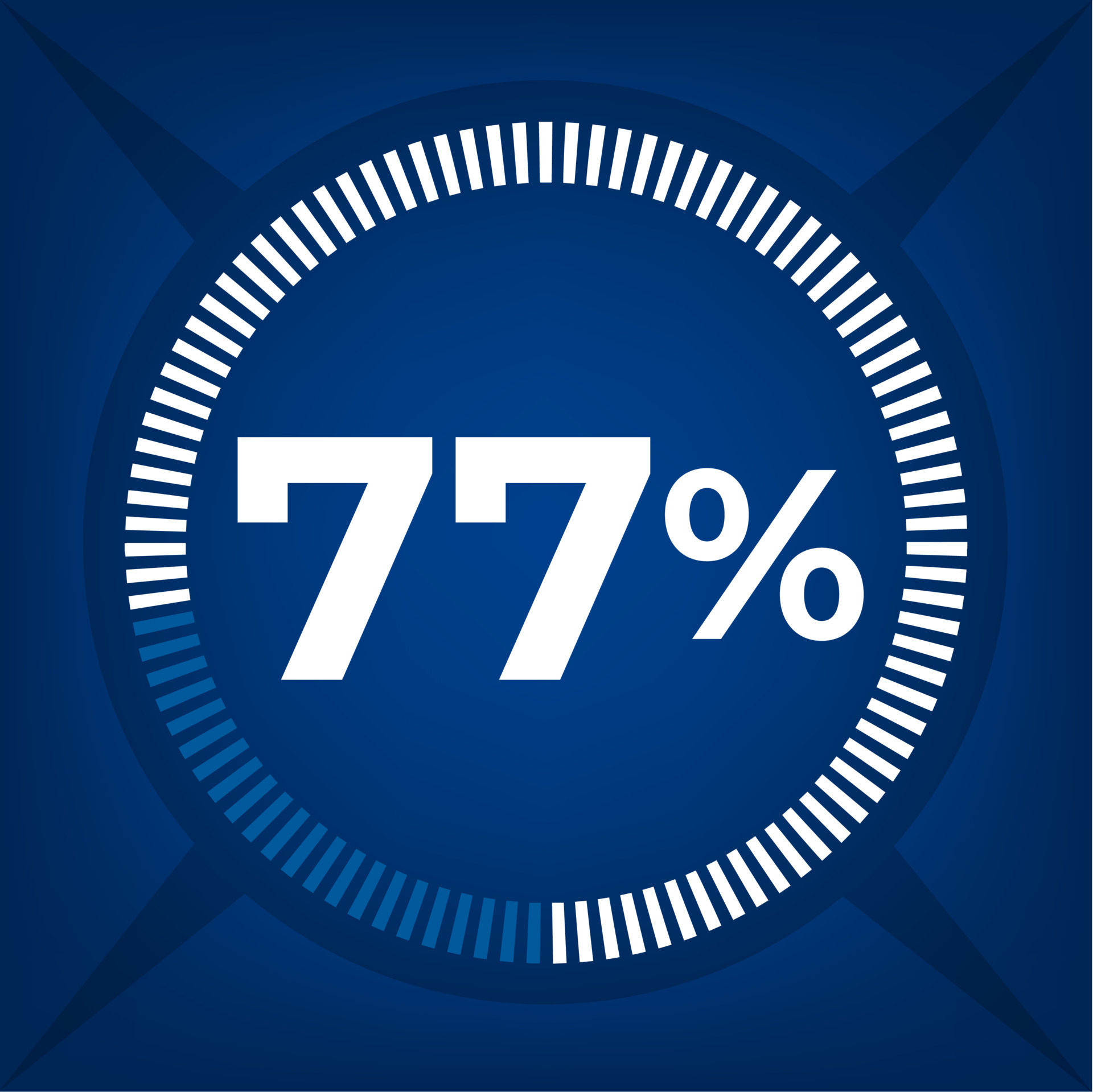77 Percent Count On Dark Blue Background 21193856 Vector Art At Vecteezy 77 Percent Count On Dark Blue Background 21193856 Vector Art At Vecteezy