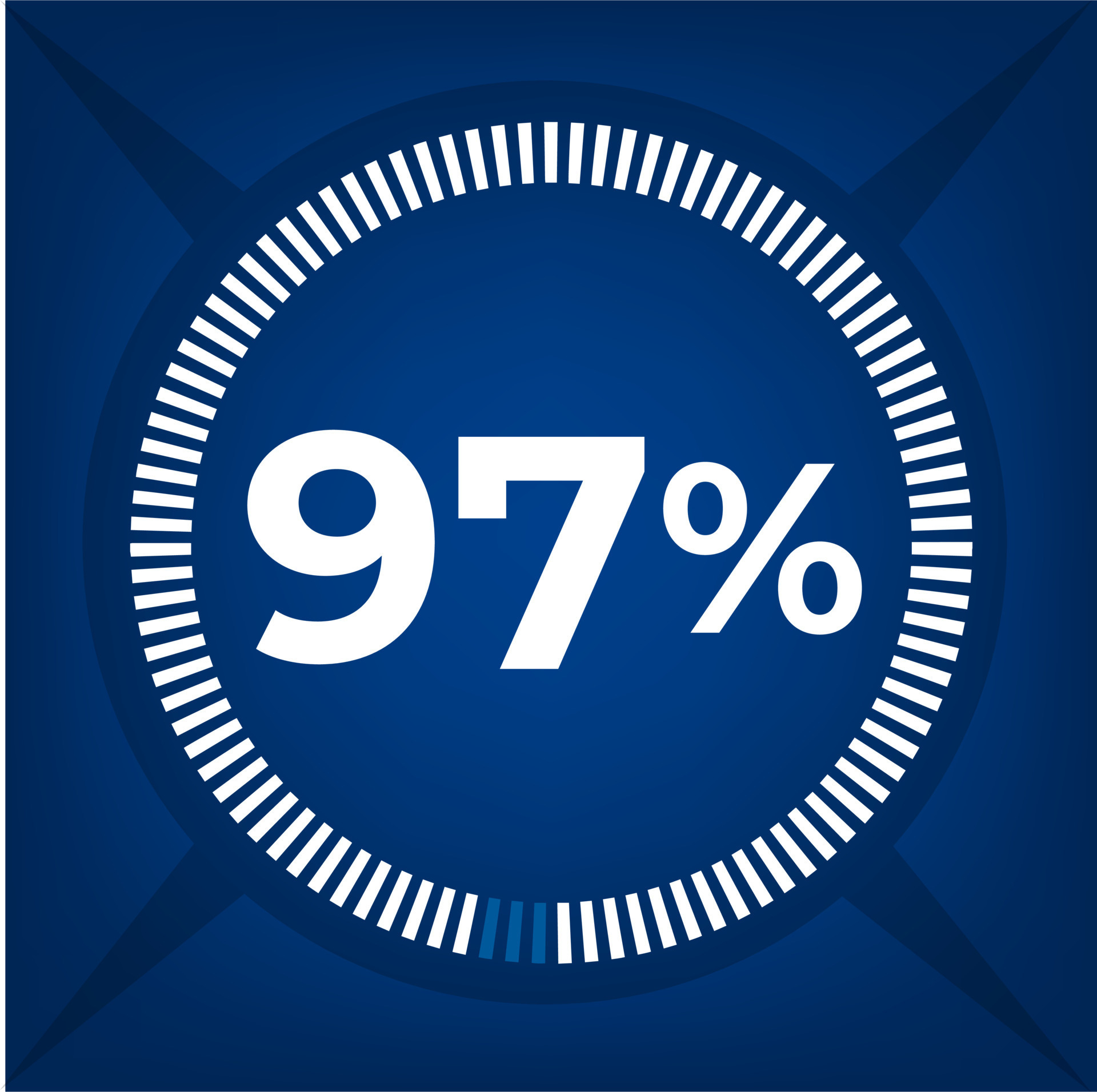 97 Percent Count On Dark Blue Background 21193878 Vector Art At Vecteezy 97 Percent Count On Dark Blue Background 21193878 Vector Art At Vecteezy