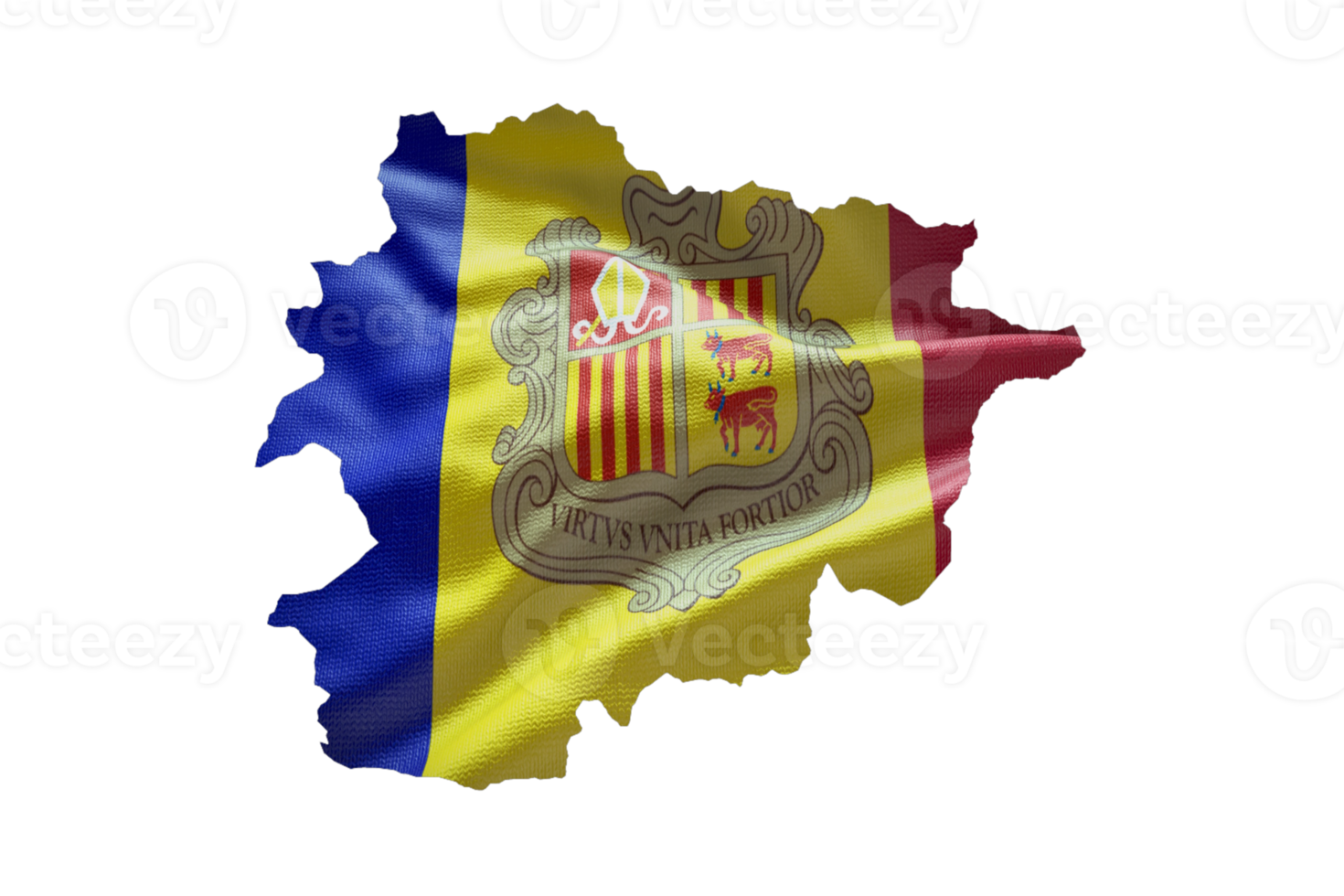 Andorra kaart schets icoon. PNG alpha kanaal. land met nationaal vlag