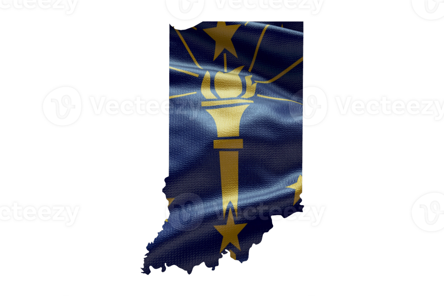 Indiana map outline PNG. State flag icon png