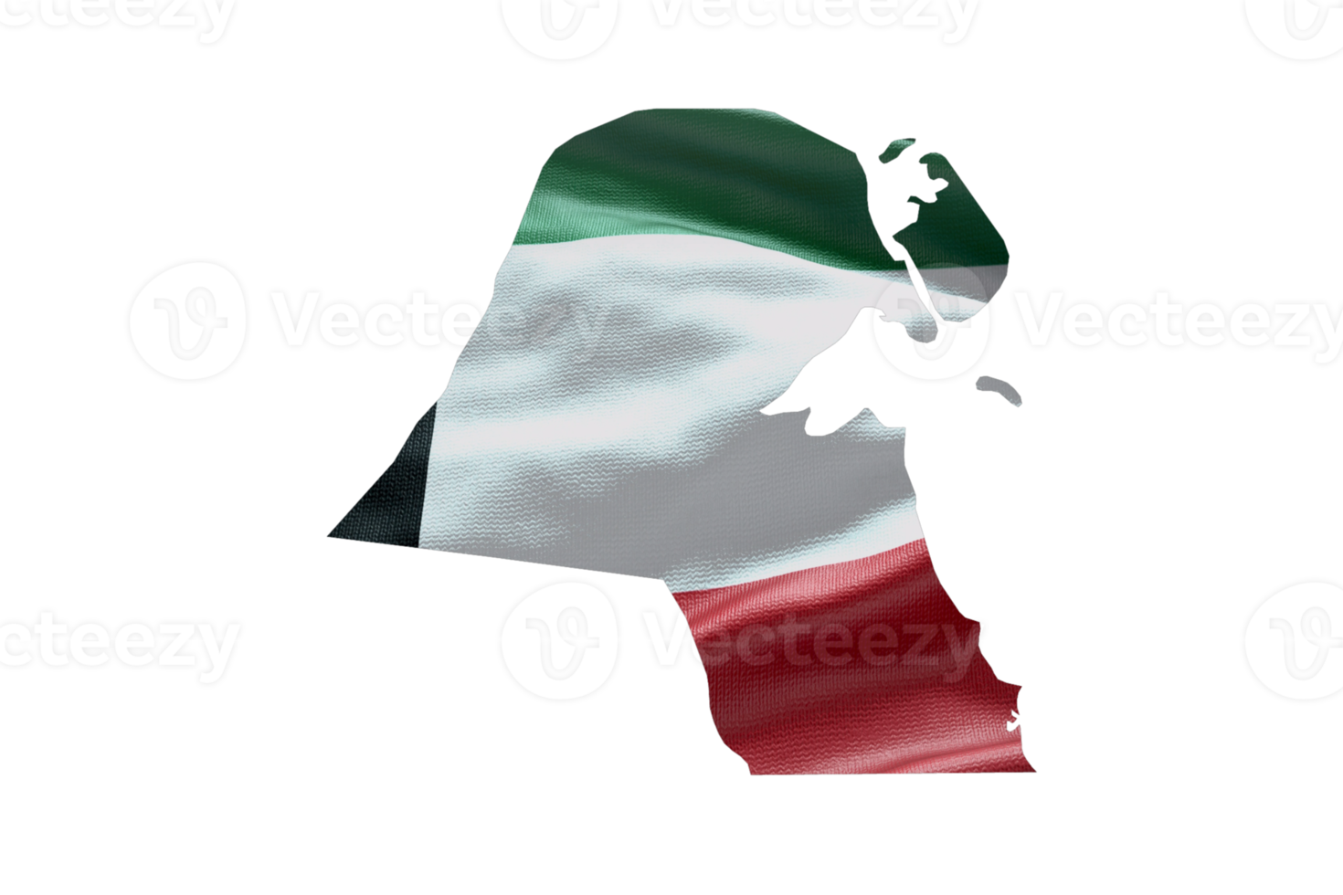 Kuwait map outline icon PNG alpha - Kuwait Map Outline Icon Alpha Channel Country With National Flag Png 