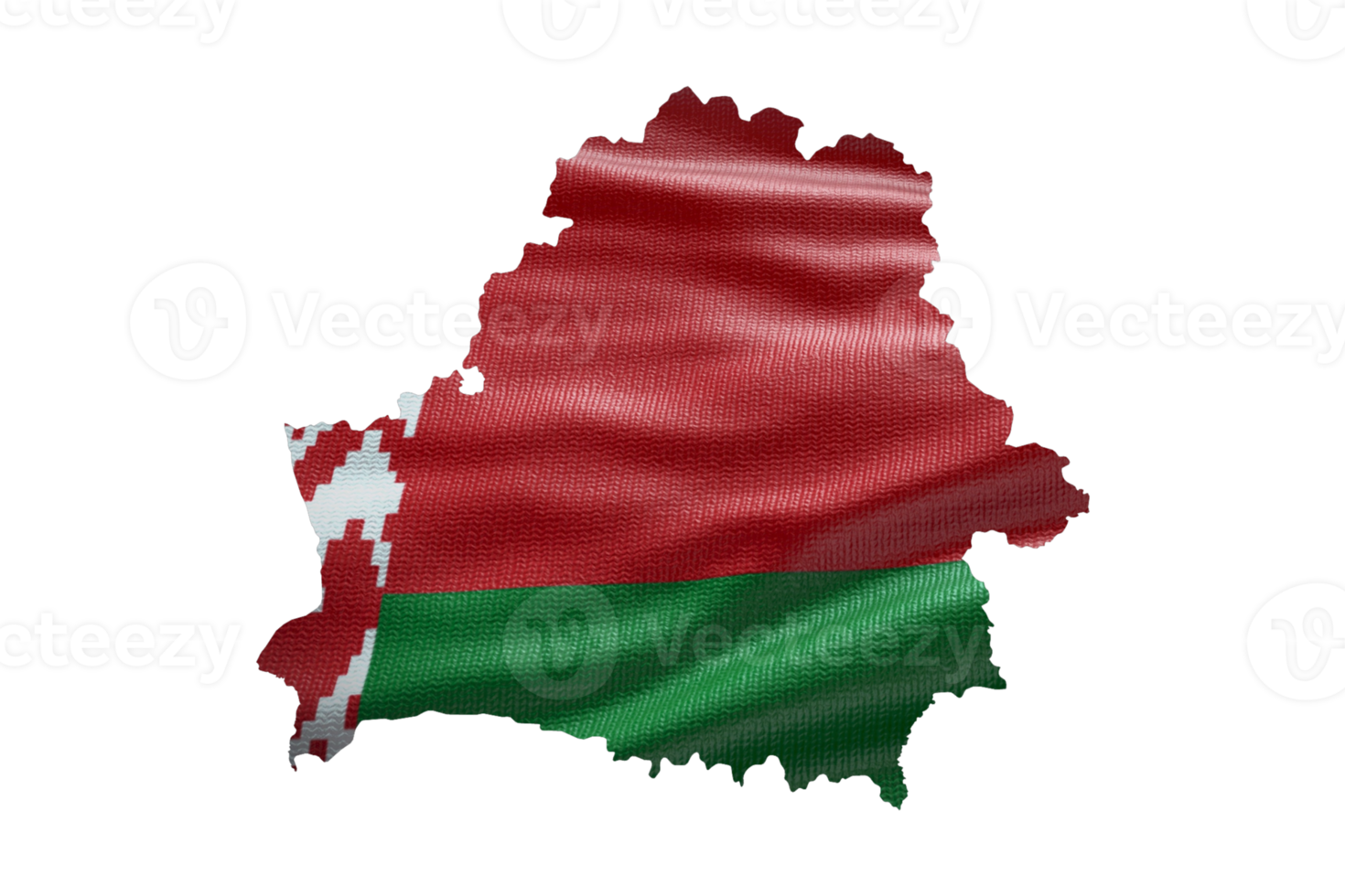 Belarus map outline icon. PNG alpha channel. Country with national flag