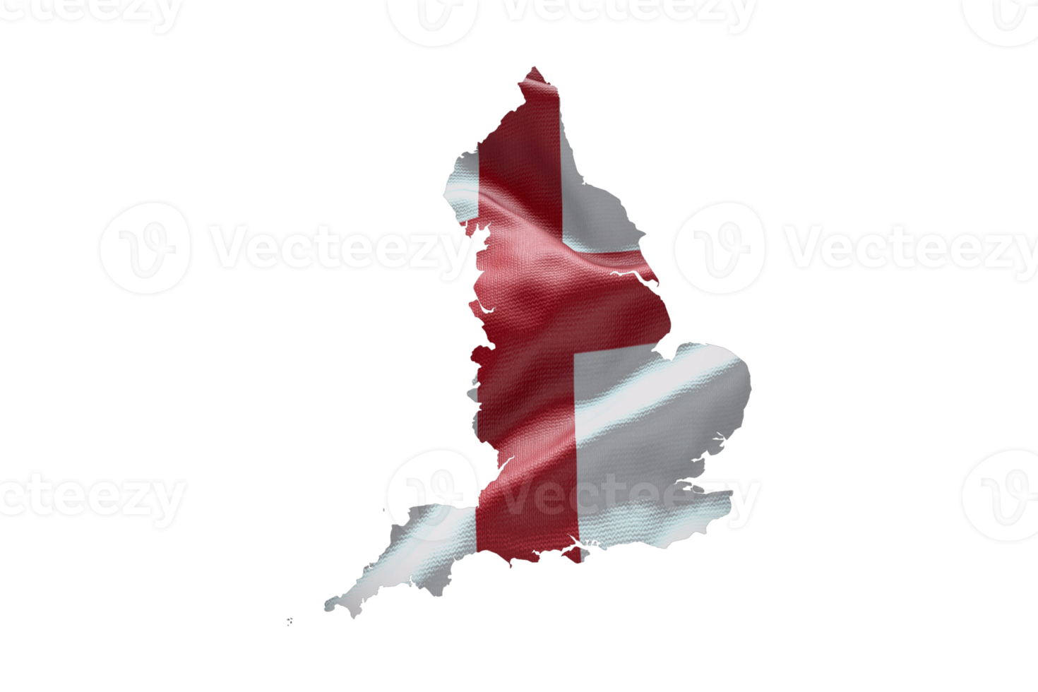 Inglaterra mapa contorno icono. png alfa canal. país con nacional bandera