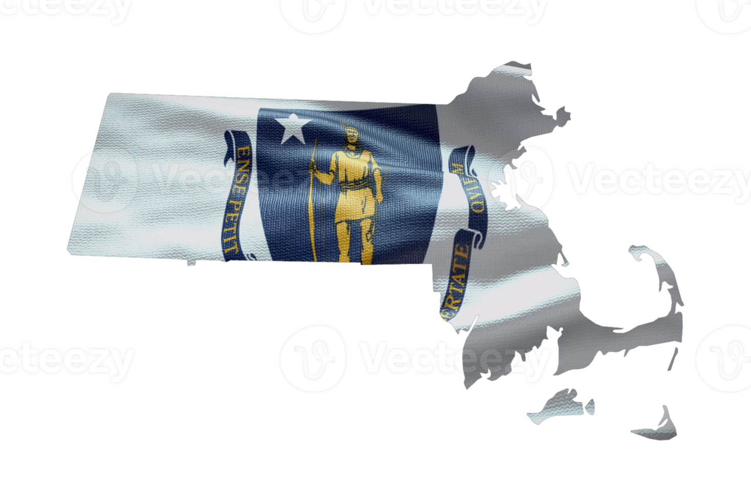 Massachusetts map outline PNG. State flag icon png