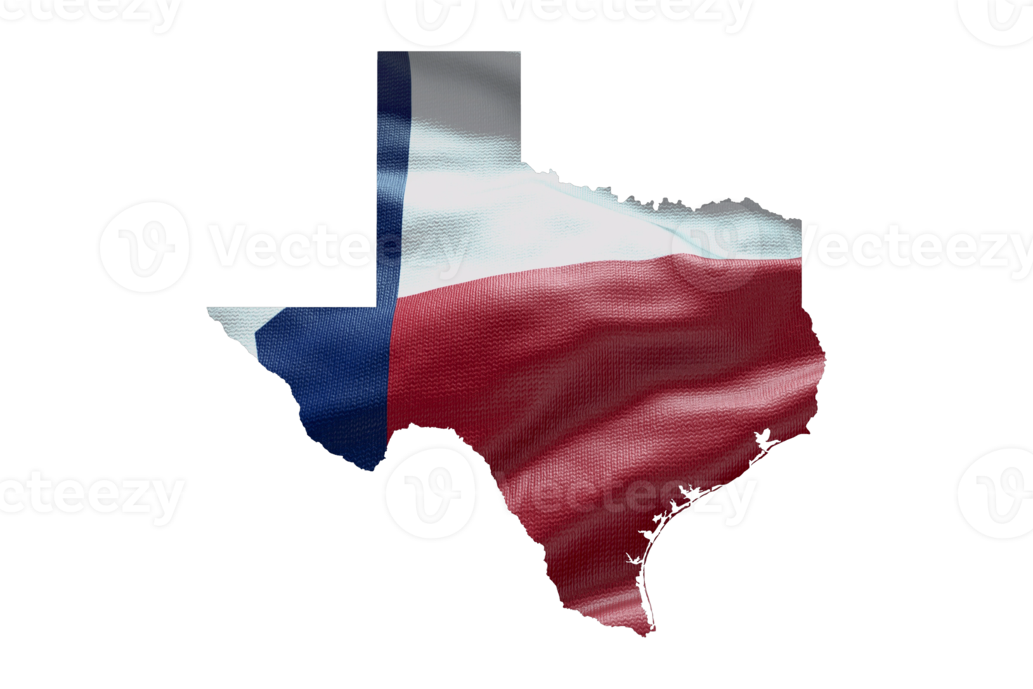 Texas state map outline icon. PNG alpha channel. USA State flag