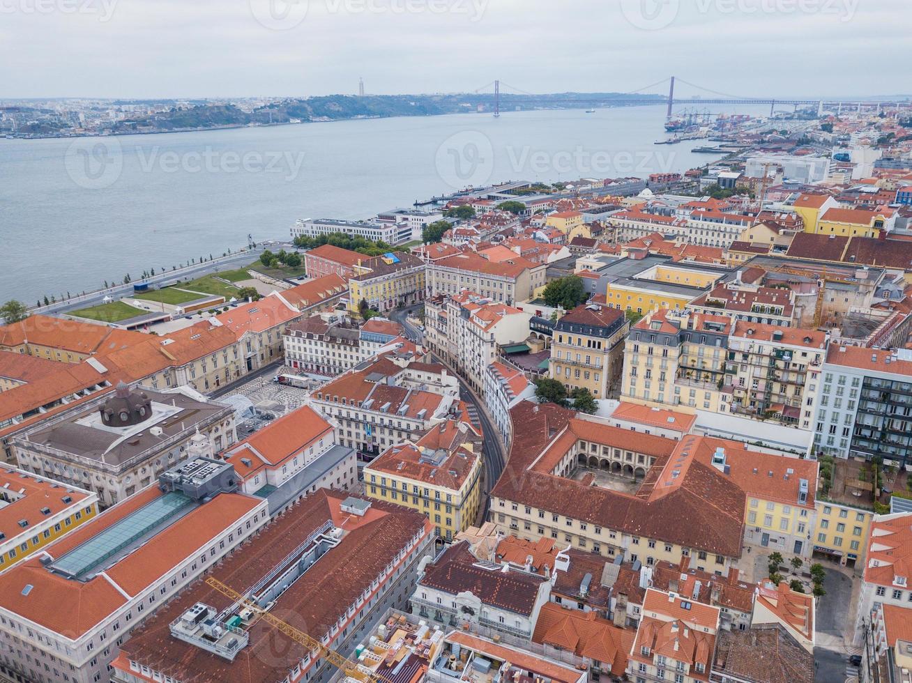 Lisbon from a bird's eye view photo