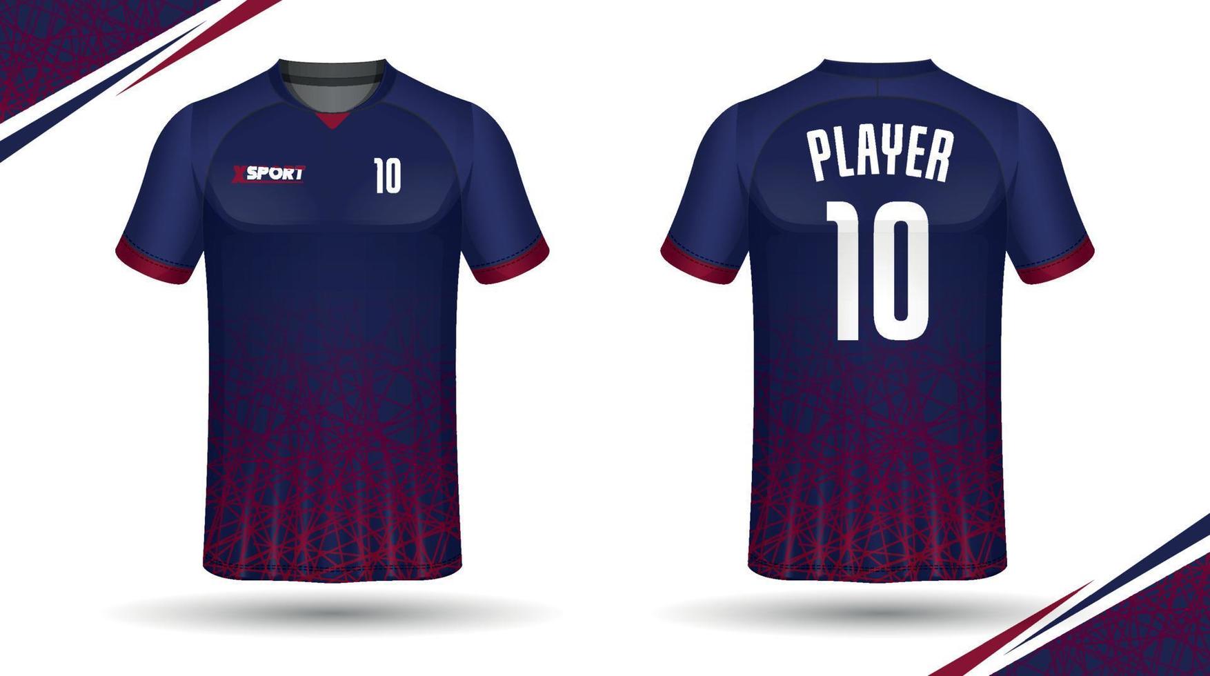 Soccer jersey design for sublimation, sport t shirt design vector