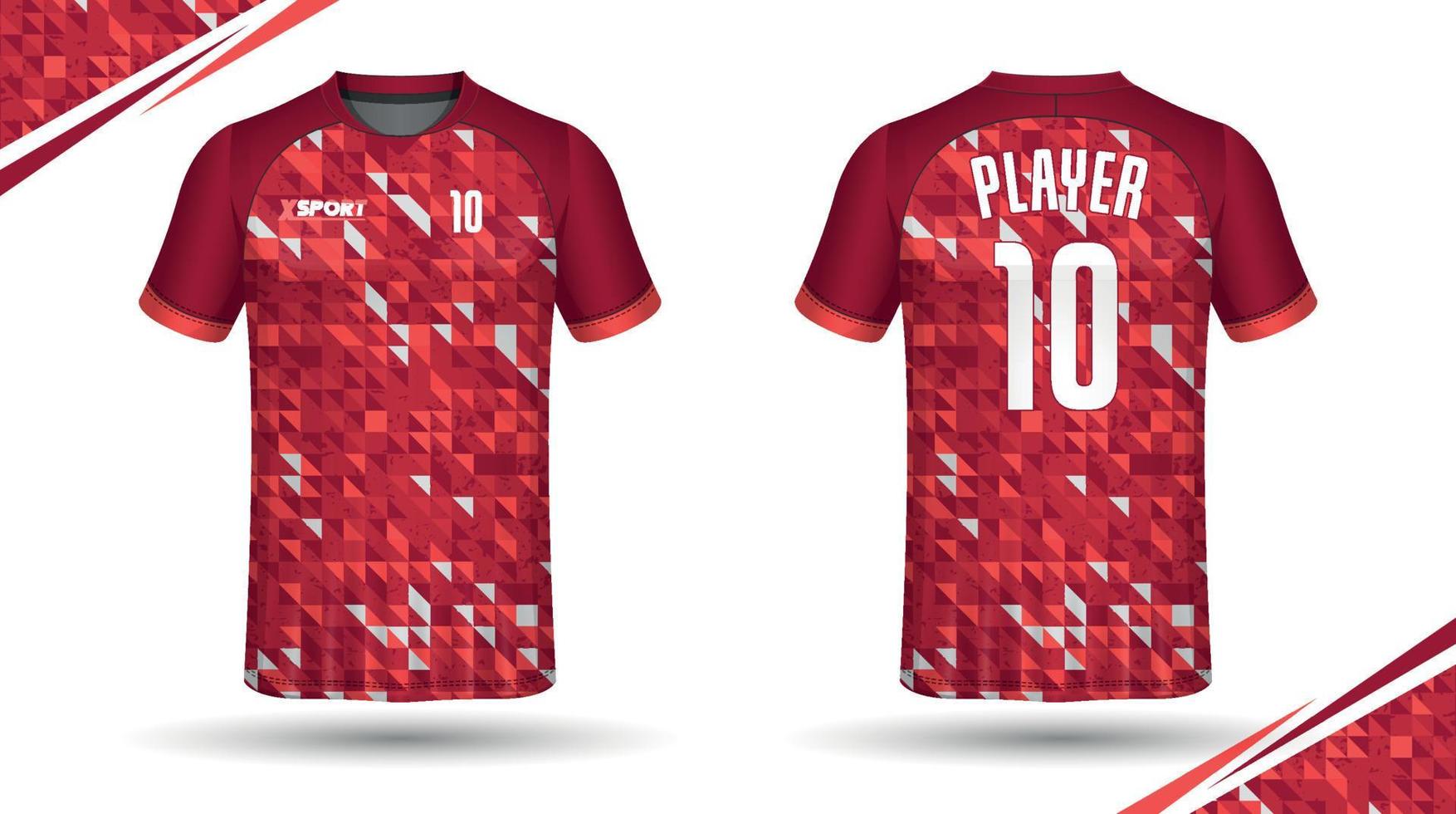 Soccer jersey design for sublimation, sport t shirt design vector