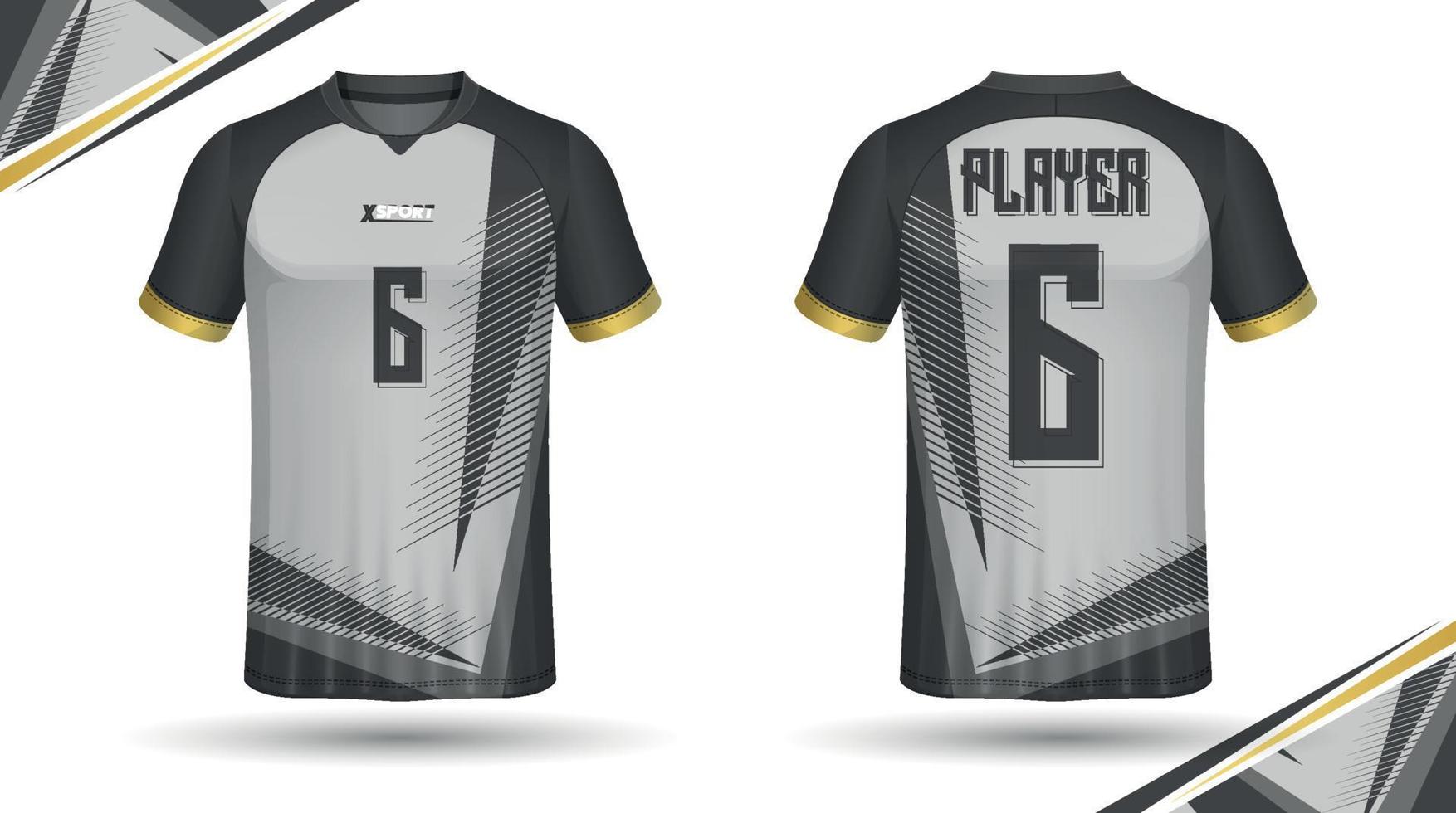 Soccer jersey design for sublimation, sport t shirt design vector