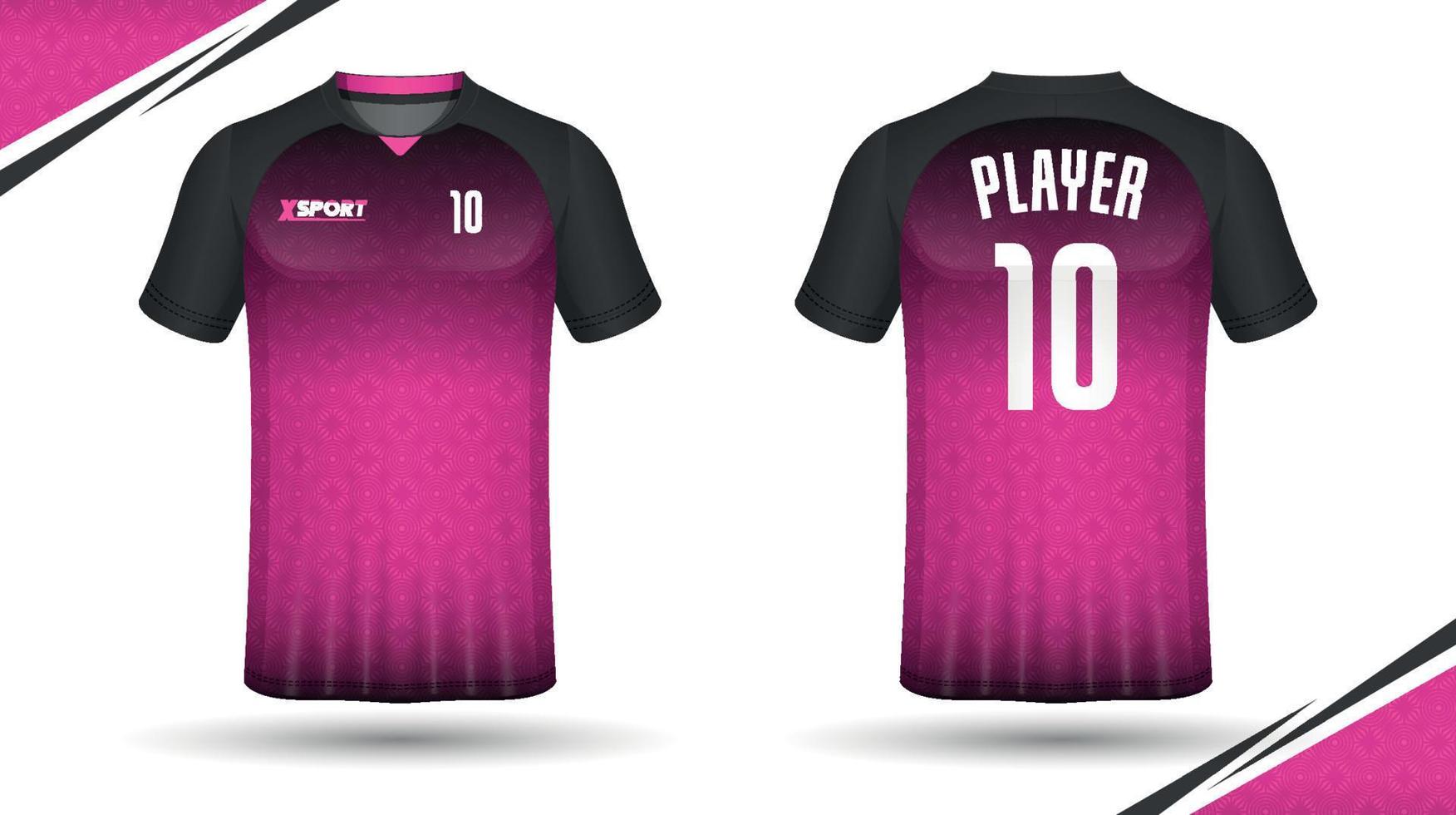 Soccer jersey design for sublimation, sport t shirt design vector