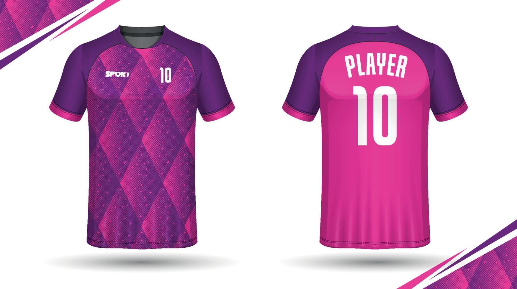 Soccer jersey design for sublimation, sport t shirt design vector